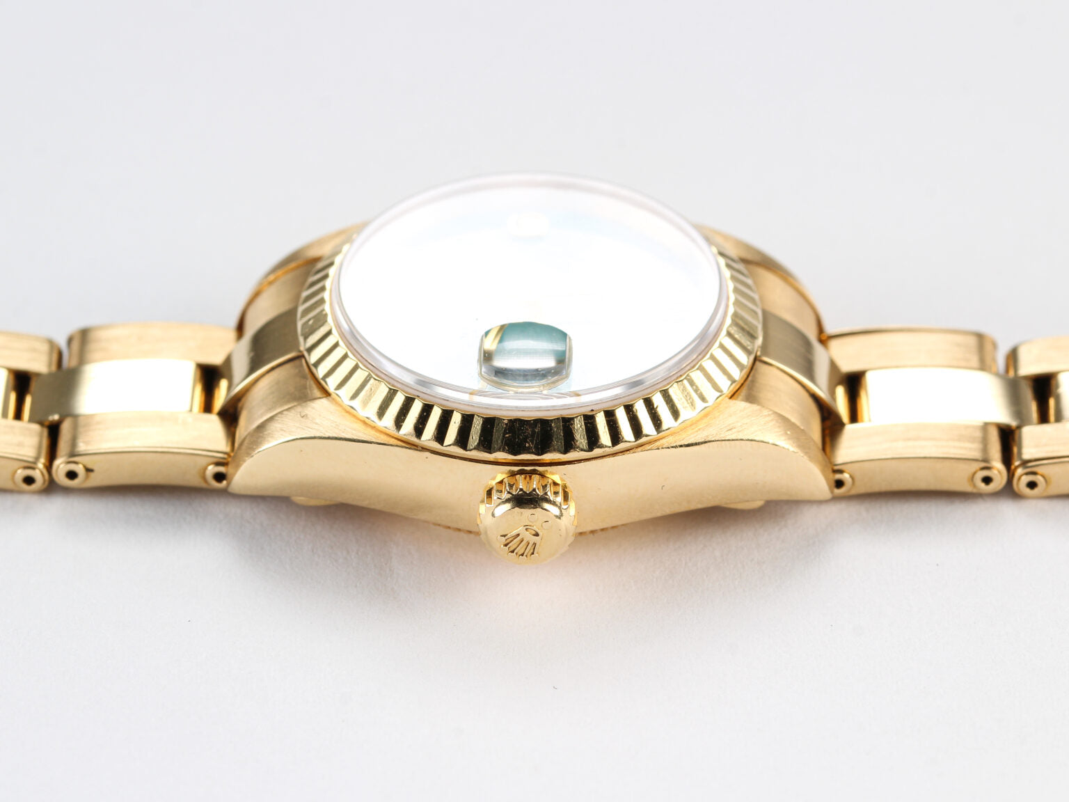 Rolex Ladies Datejust 79178 Jadelite Dial in Yellow Gold with Papers