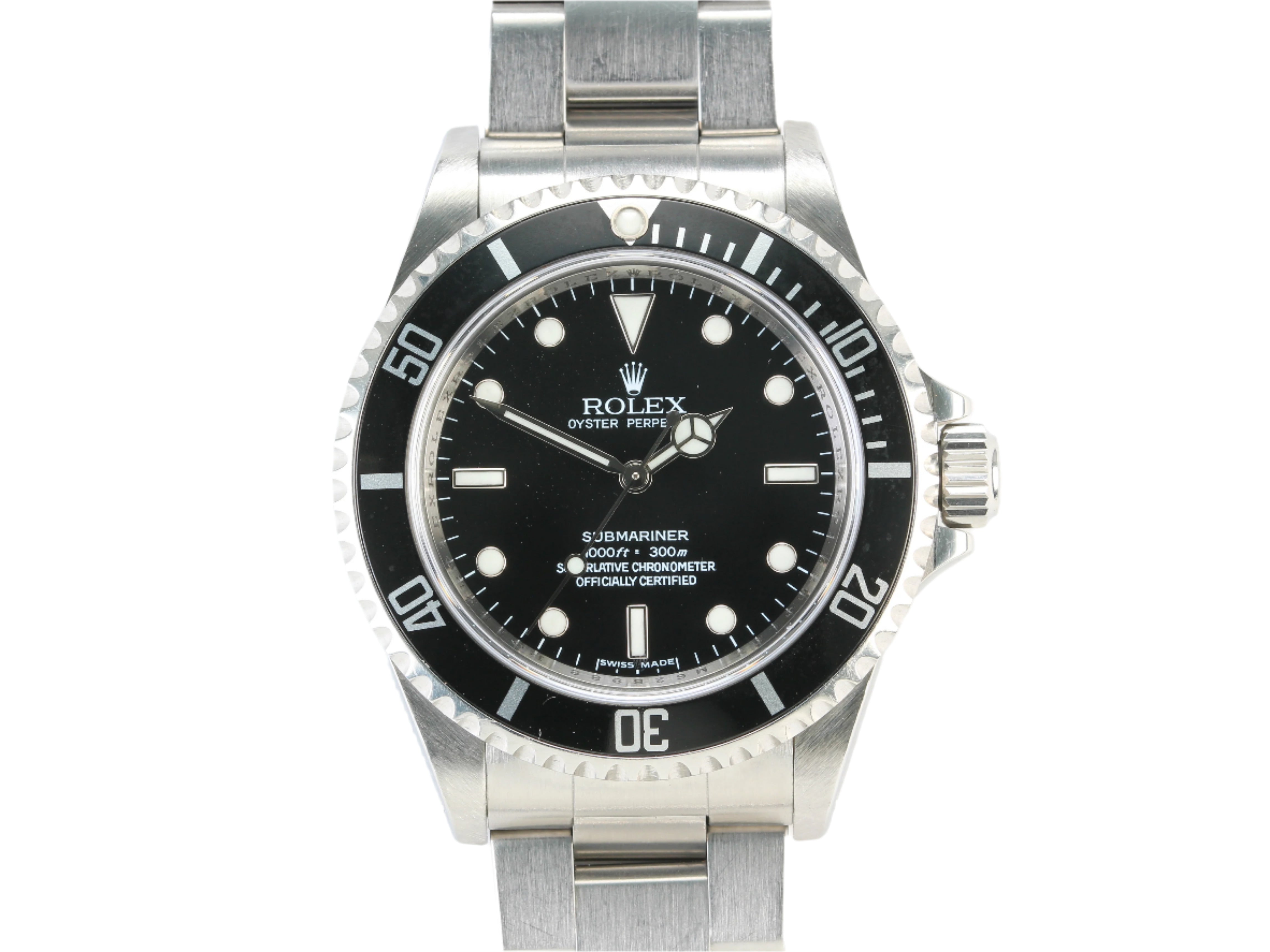 Rolex Submariner '14060' on Oyster Bracelet with papers