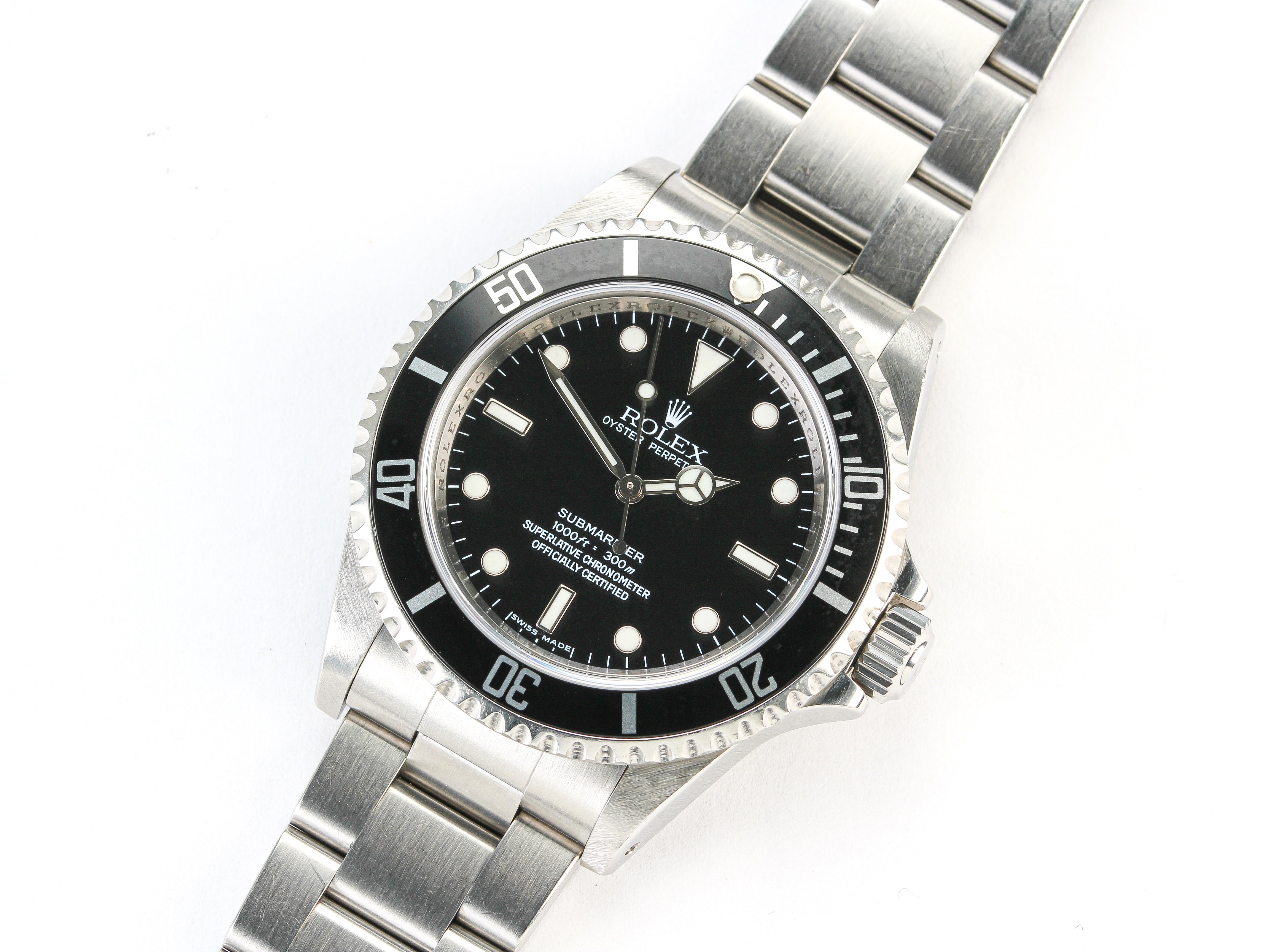 Rolex Submariner '14060' on Oyster Bracelet with papers