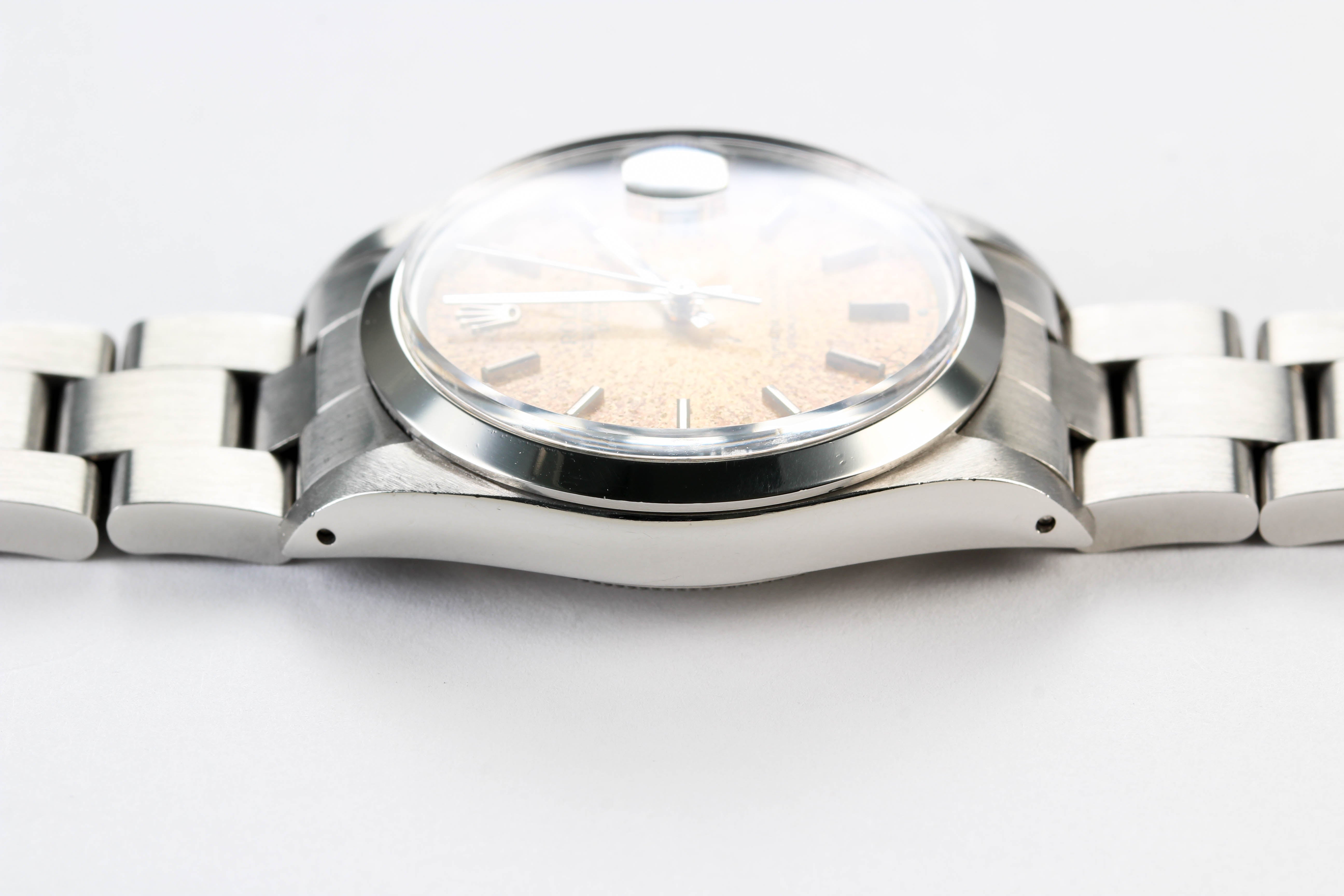 Rolex Date 15000 “Tropical Dial” on Oyster Bracelet