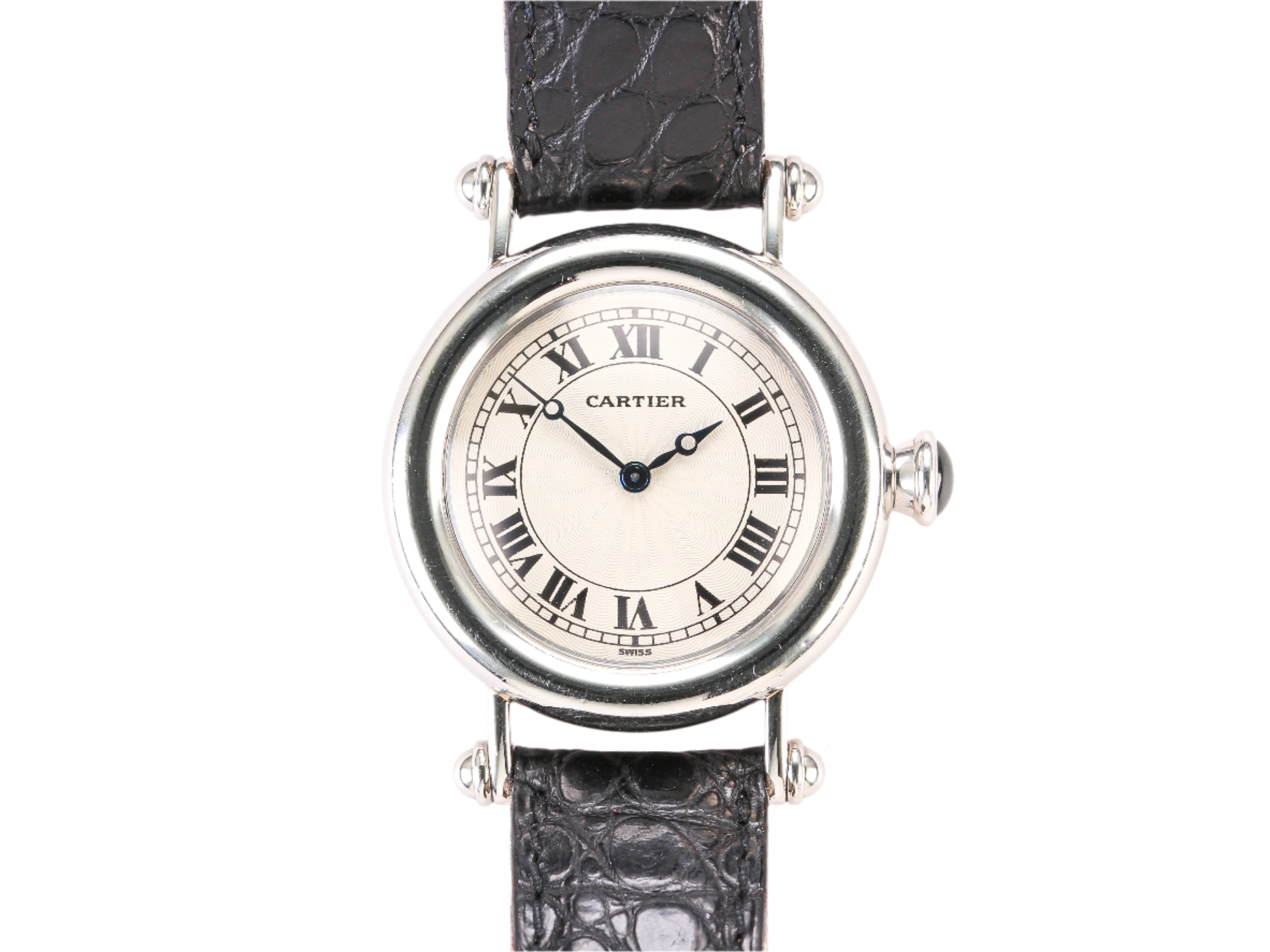 Cartier Diabolo 33mm '1462 1' Platinum