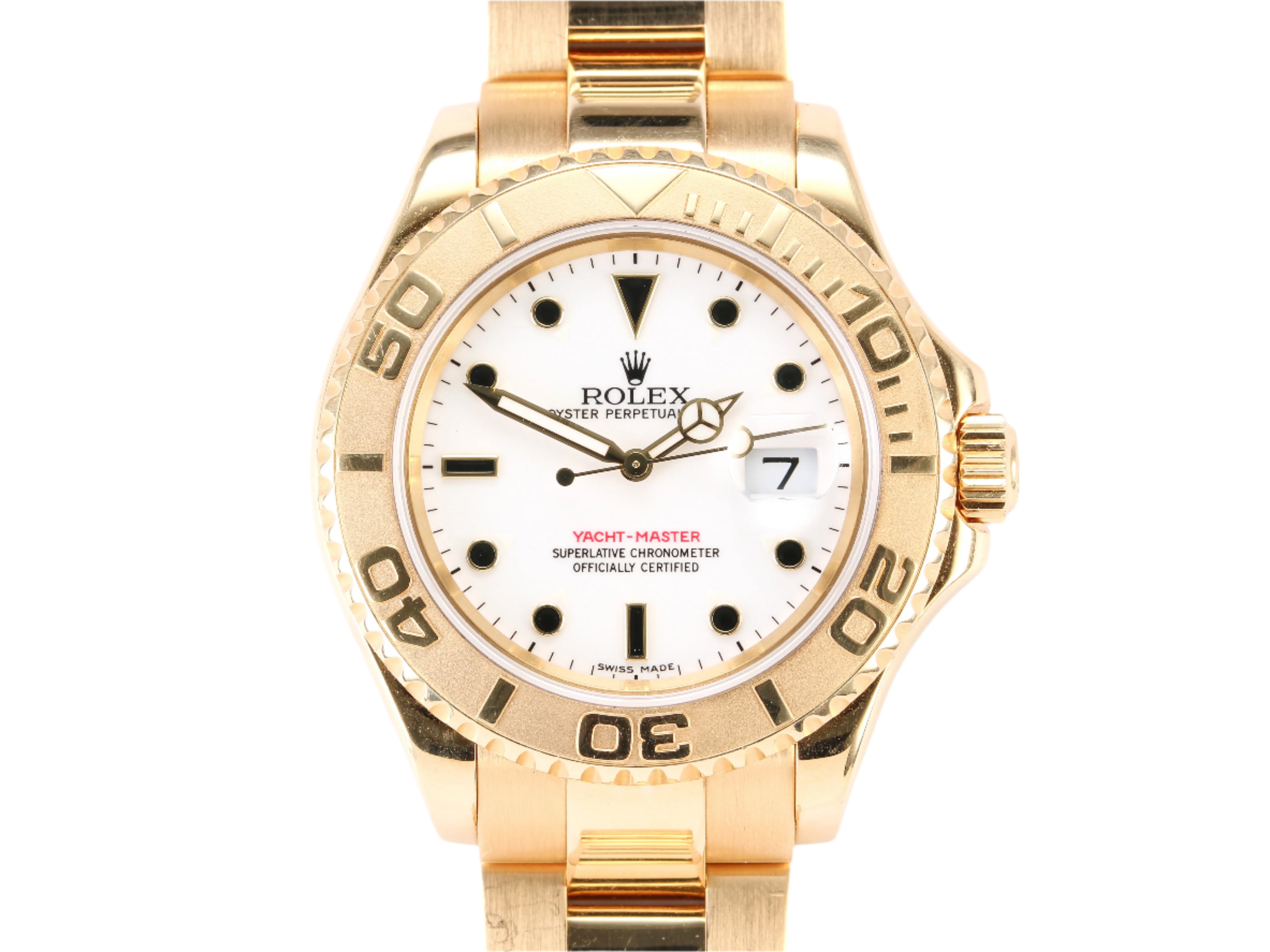 Rolex Yacht-Master '16628B' in Yellow Gold on Oyster Bracelet