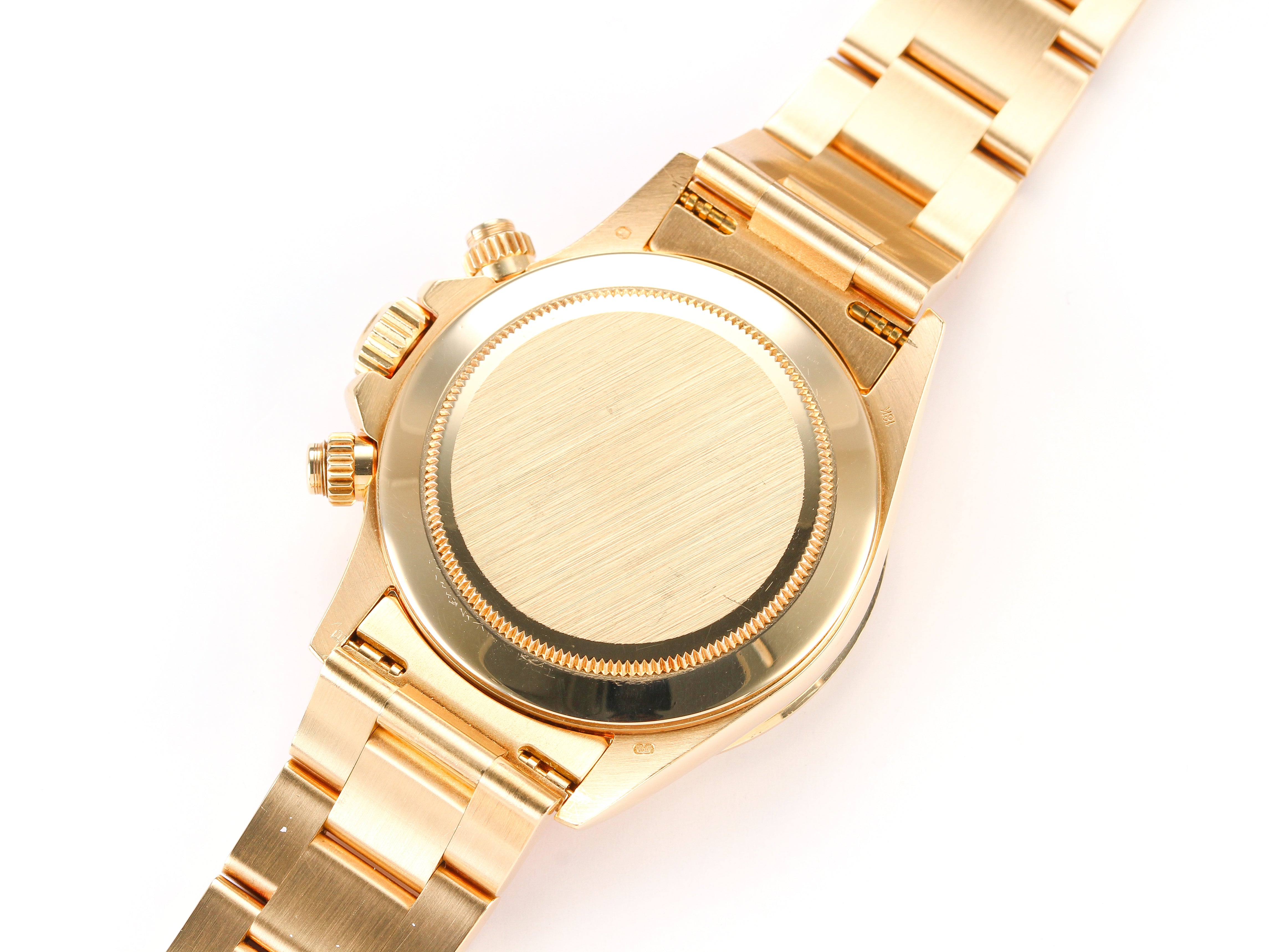 Rolex Daytona White Dial Zenith Automatic in Yellow Gold