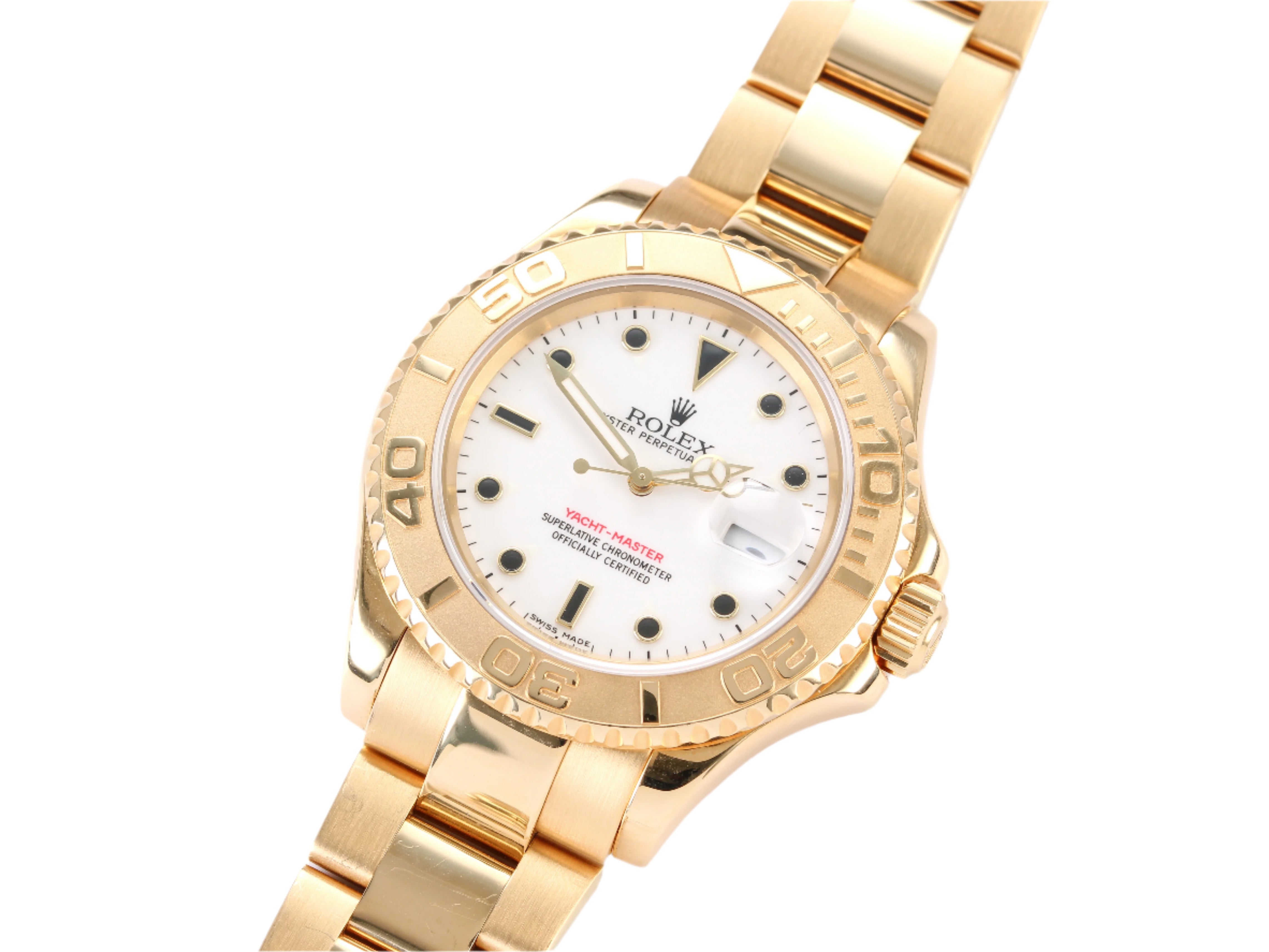 Rolex Yacht-Master '16628B' in Yellow Gold on Oyster Bracelet