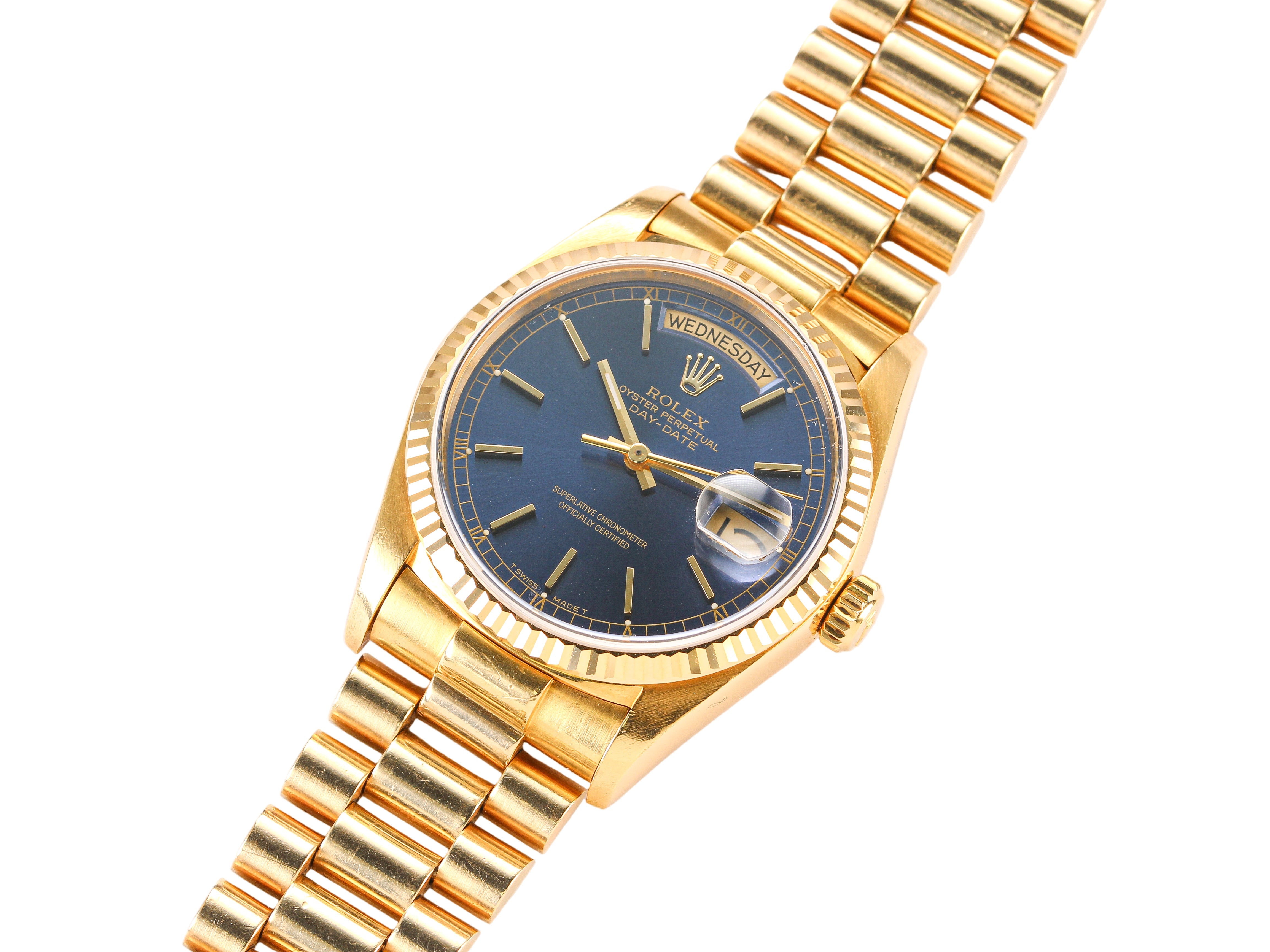 Rolex Day-Date 36mm '18038' 18K Yellow Gold