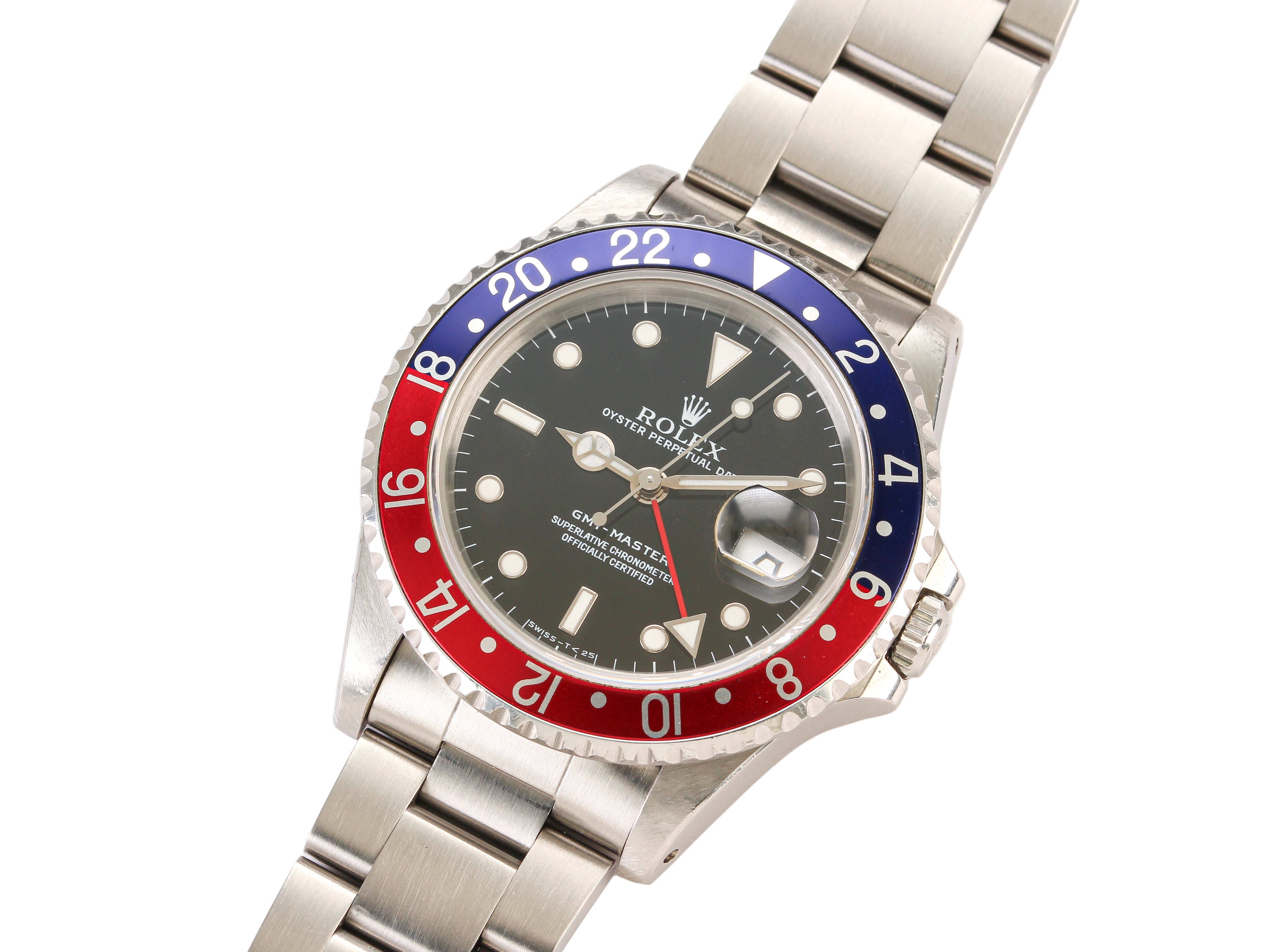 Rolex GMT-Master II 40mm '16700' Pepsi Stainless Steel