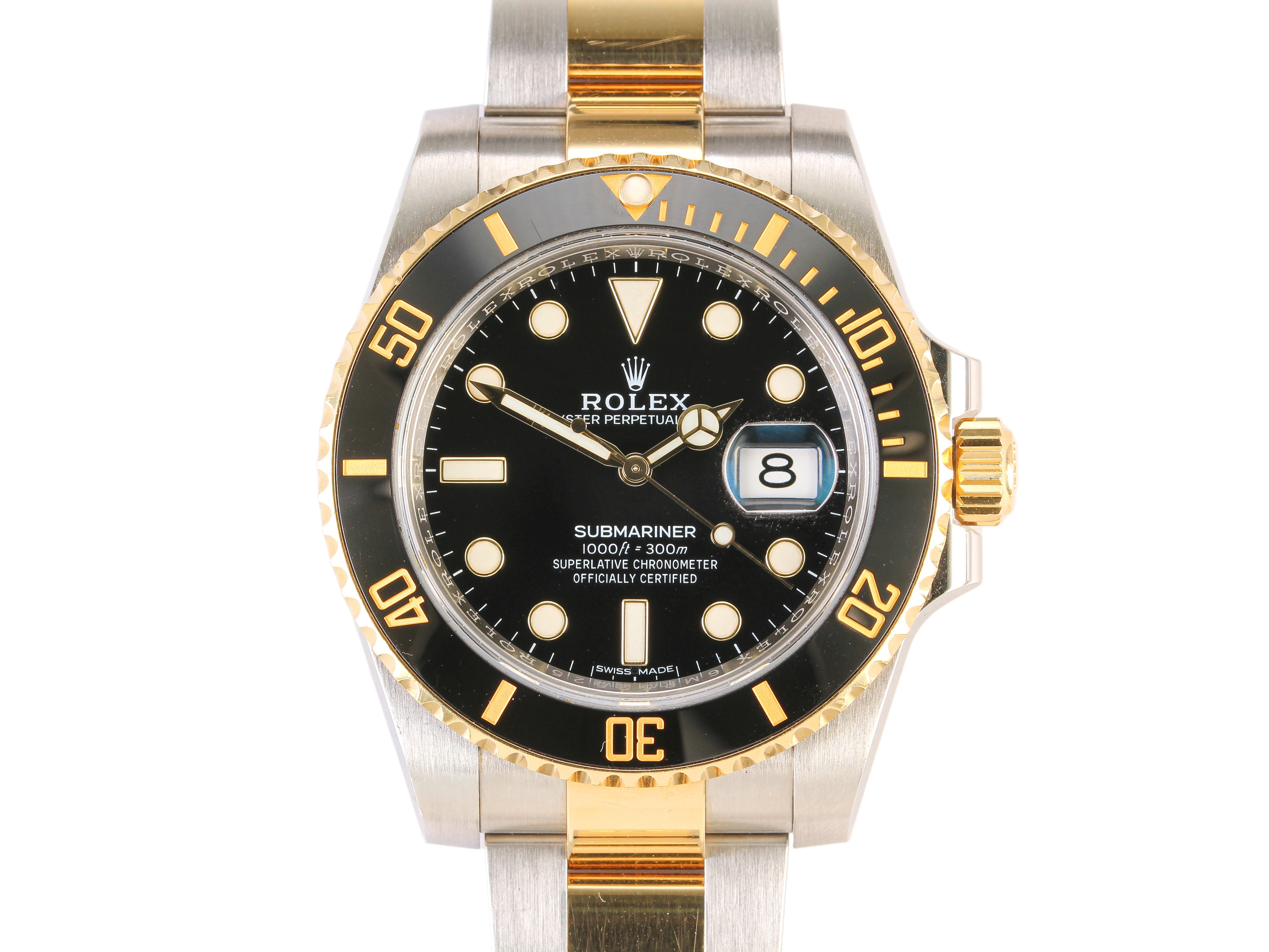 Rolex Submariner '116613' 18K Yellow Gold/Stainless Steel
