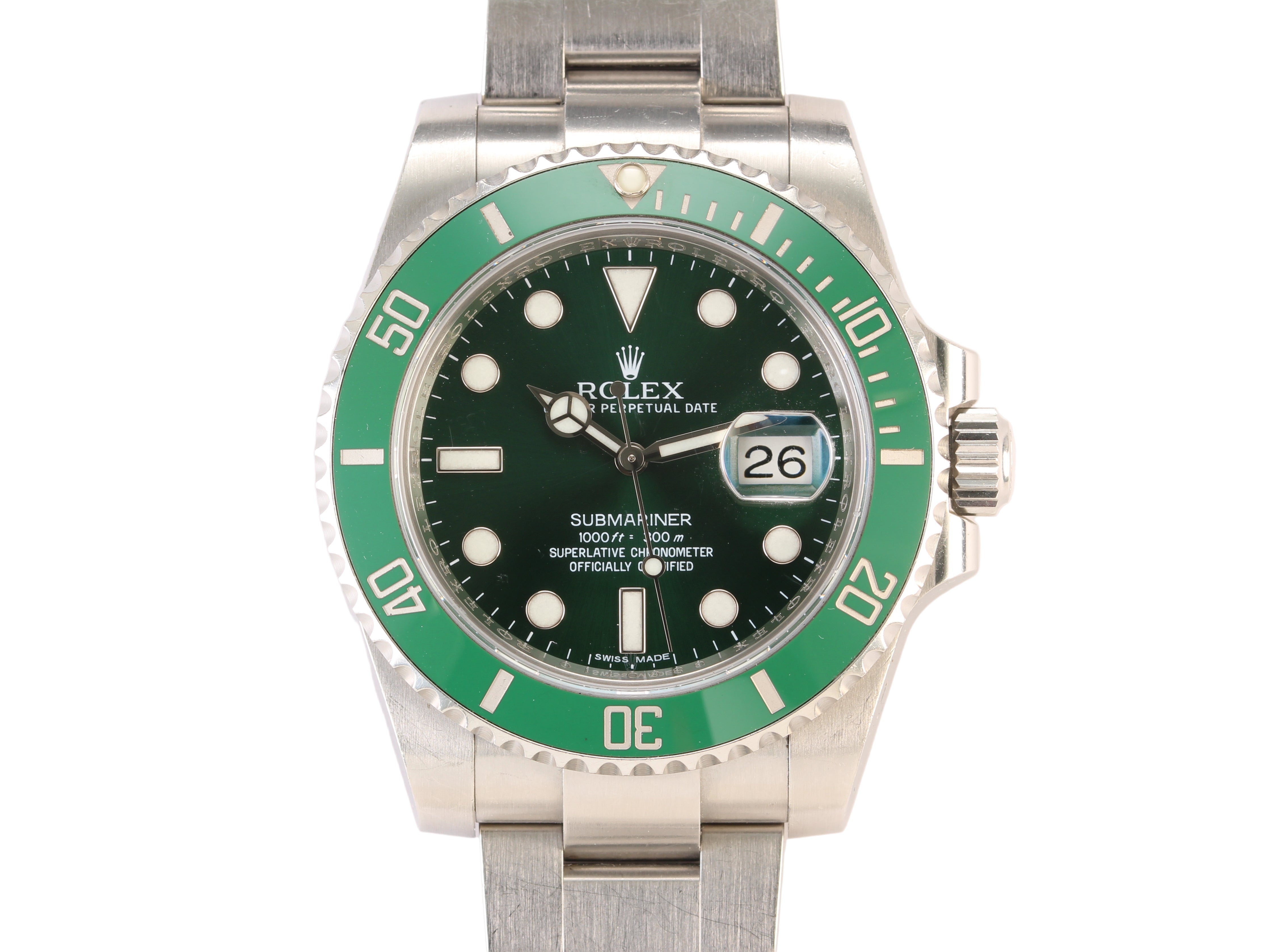 Rolex Submariner Hulk '116610LV' Stainless Steel