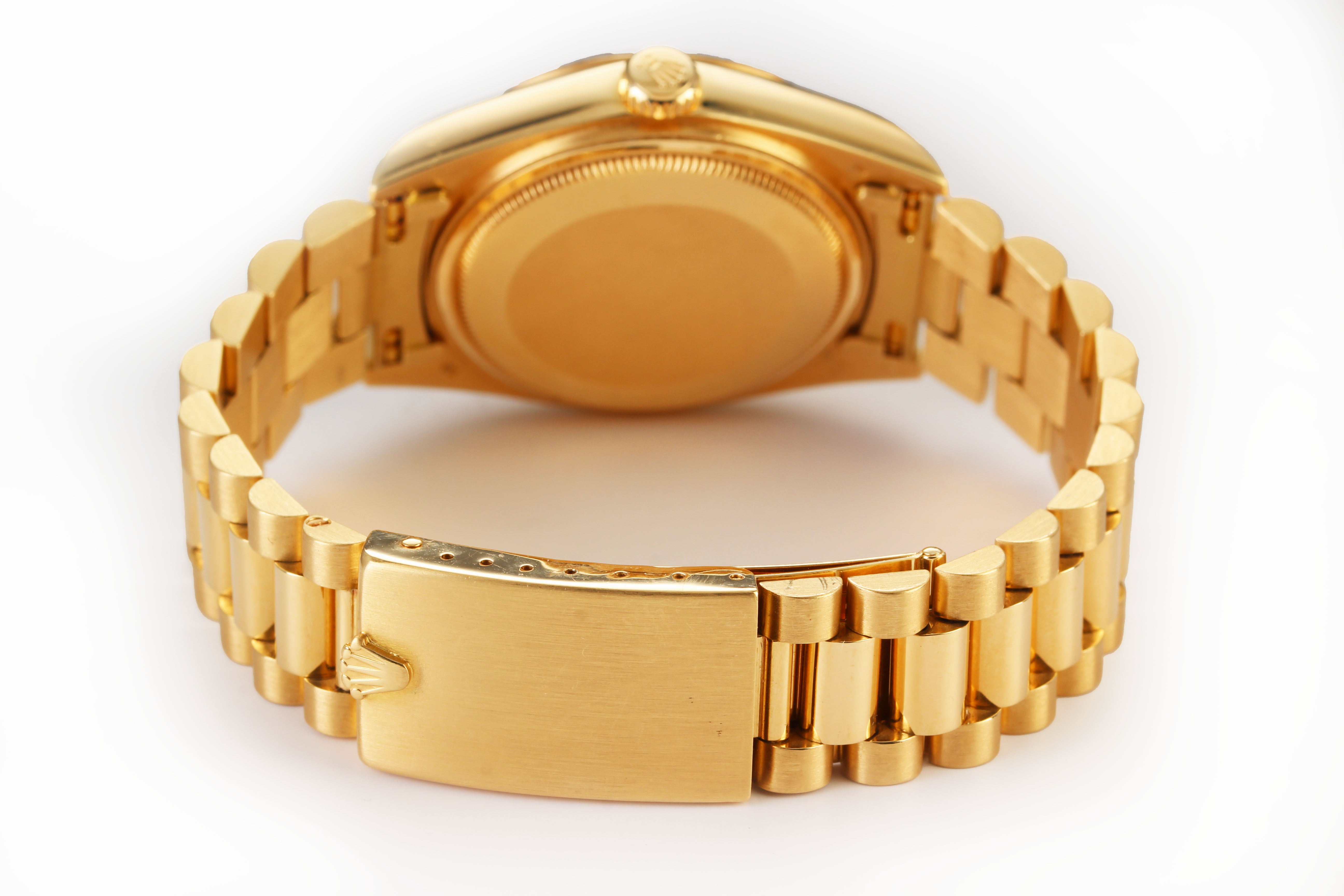 Rolex Day-Date 36mm '18038' 18K Yellow Gold Linen Dial