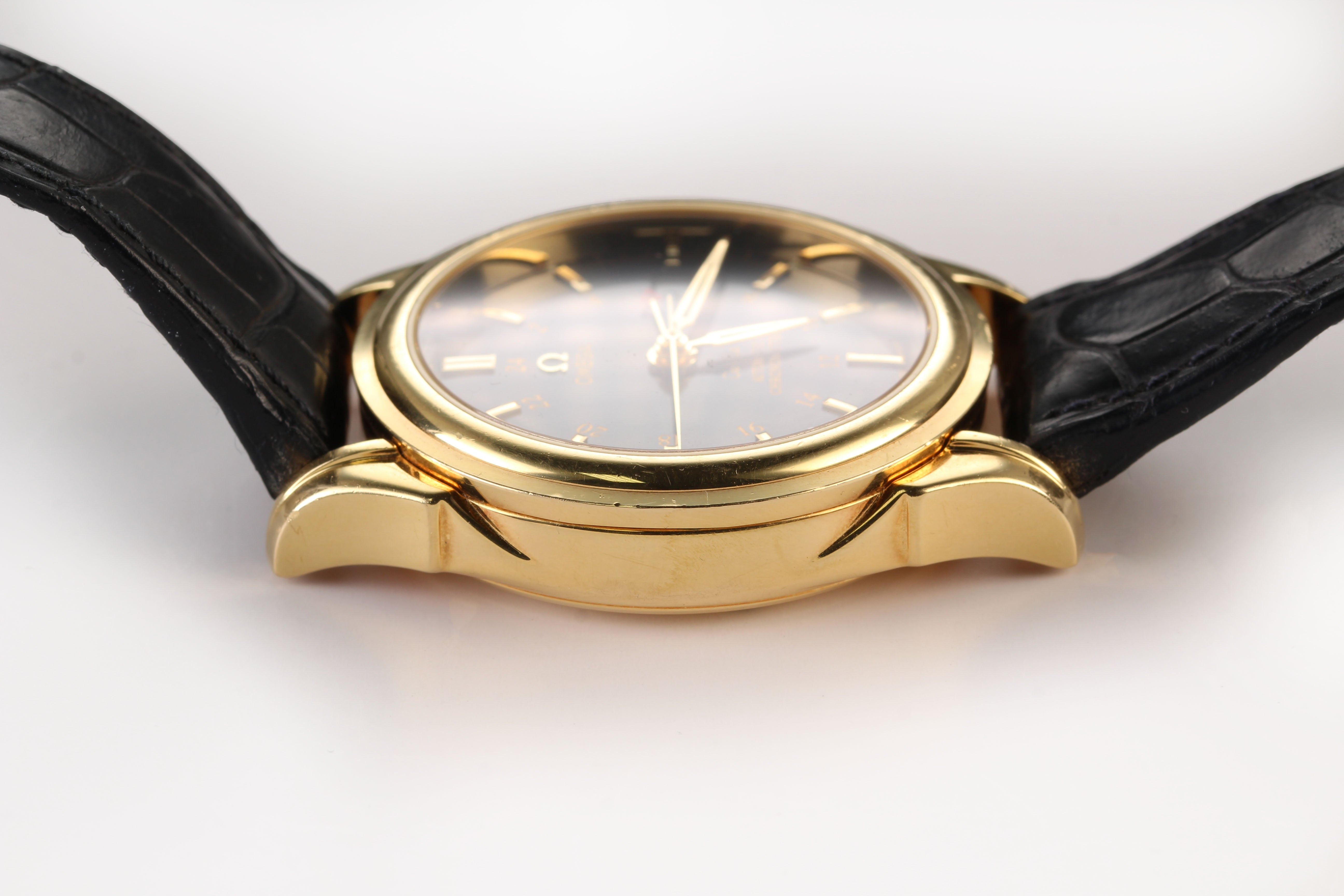 Omega DeVille 40mm '158.1702' 18K Yellow Gold