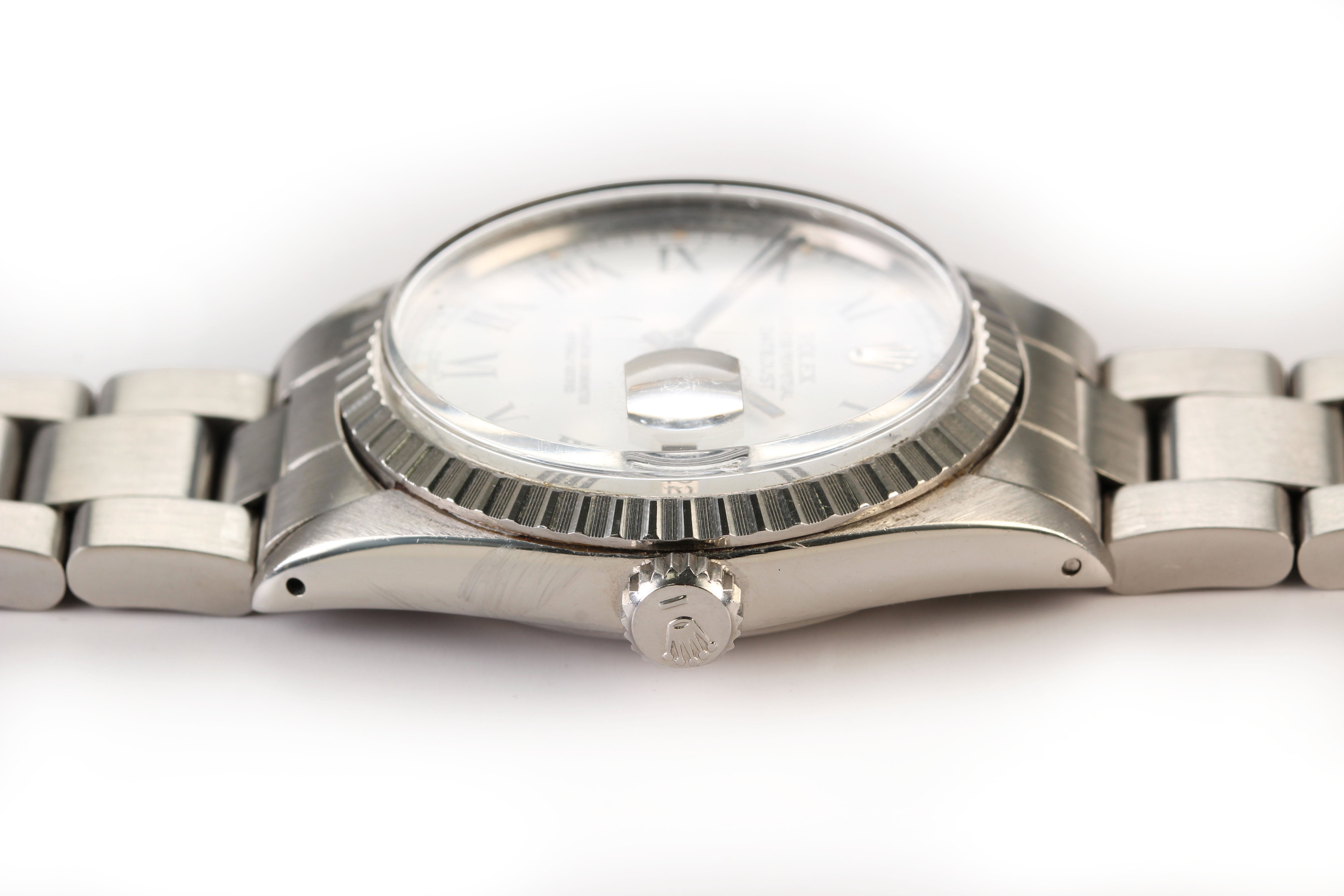 Rolex Datejust 36mm '16030' White Buckley Dial Steel