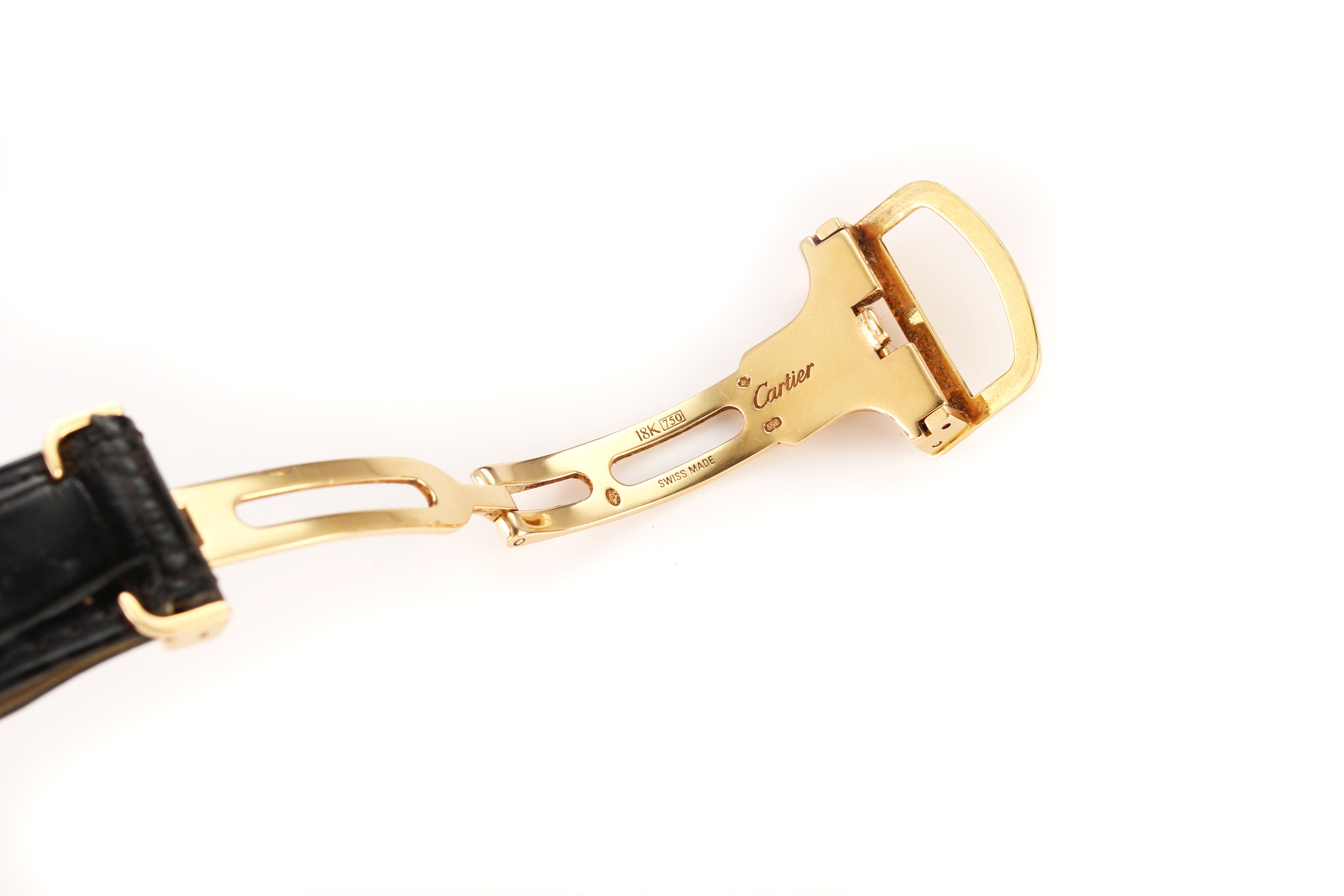 Cartier Ronde 36mm 'WR000451' Factory Diamond 18K Yellow Gold