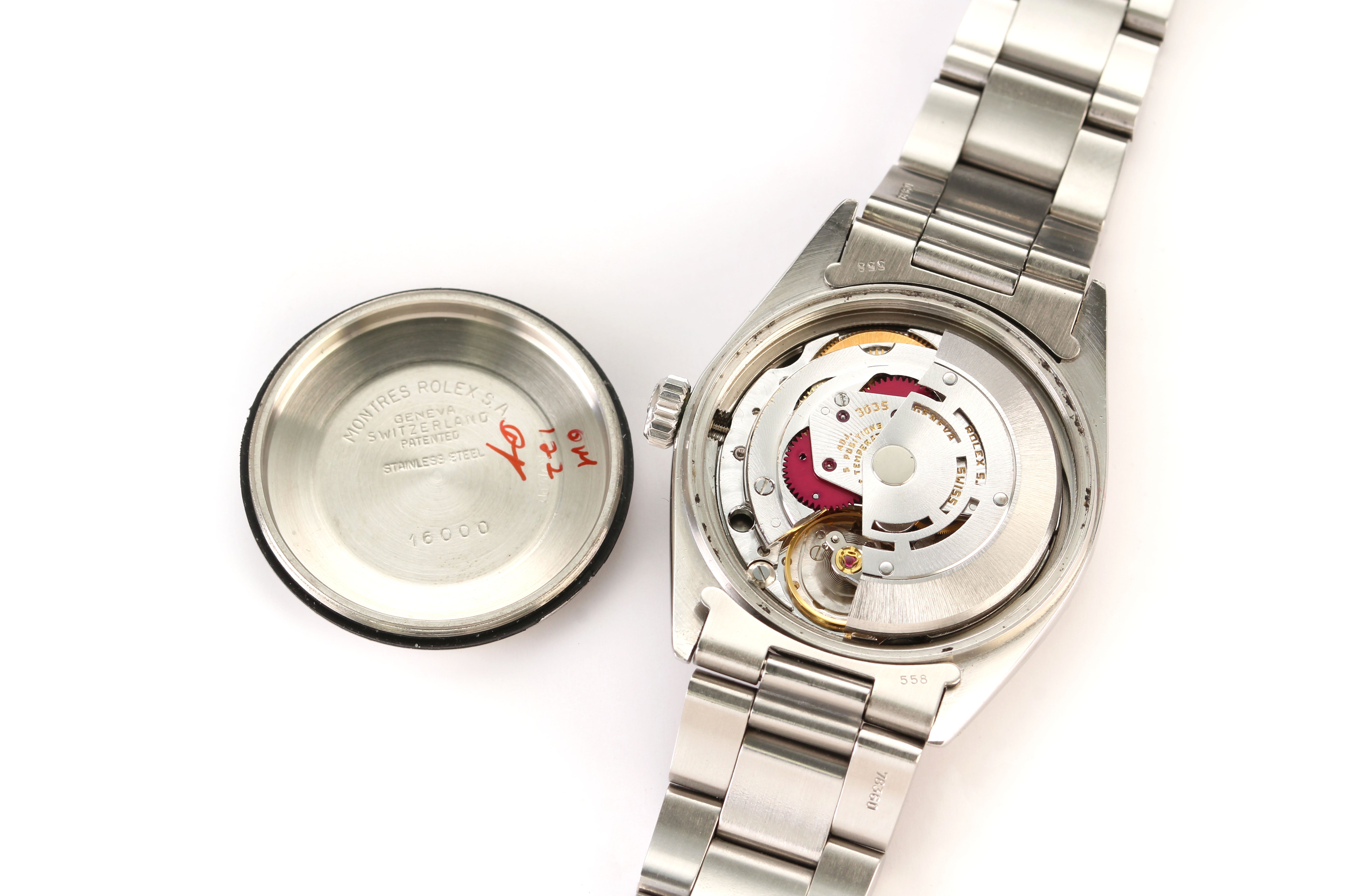 Rolex Datejust 36mm '16030' White Buckley Dial Steel