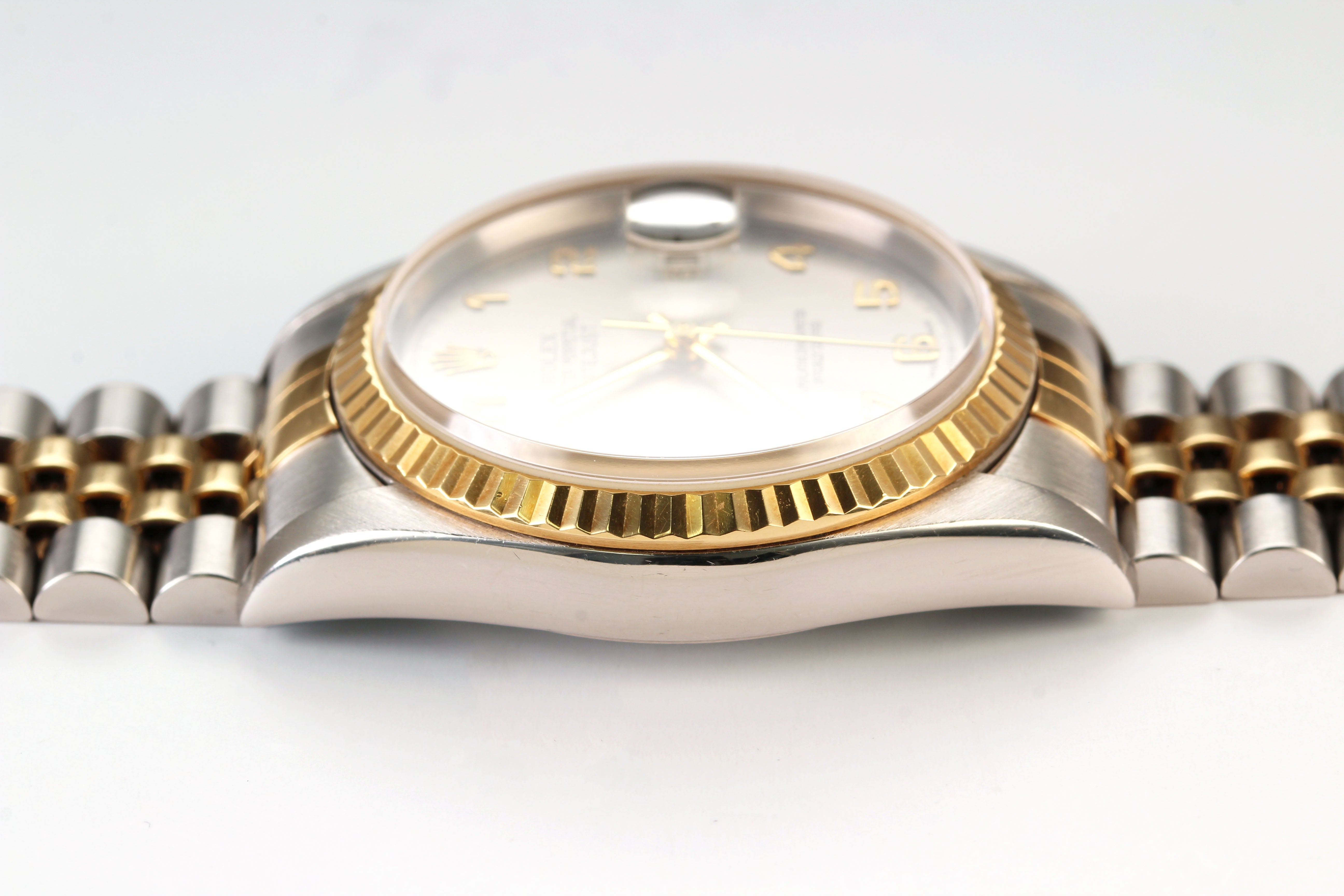 Rolex Datejust 36mm '16233' 18K Yellow Gold/Steel