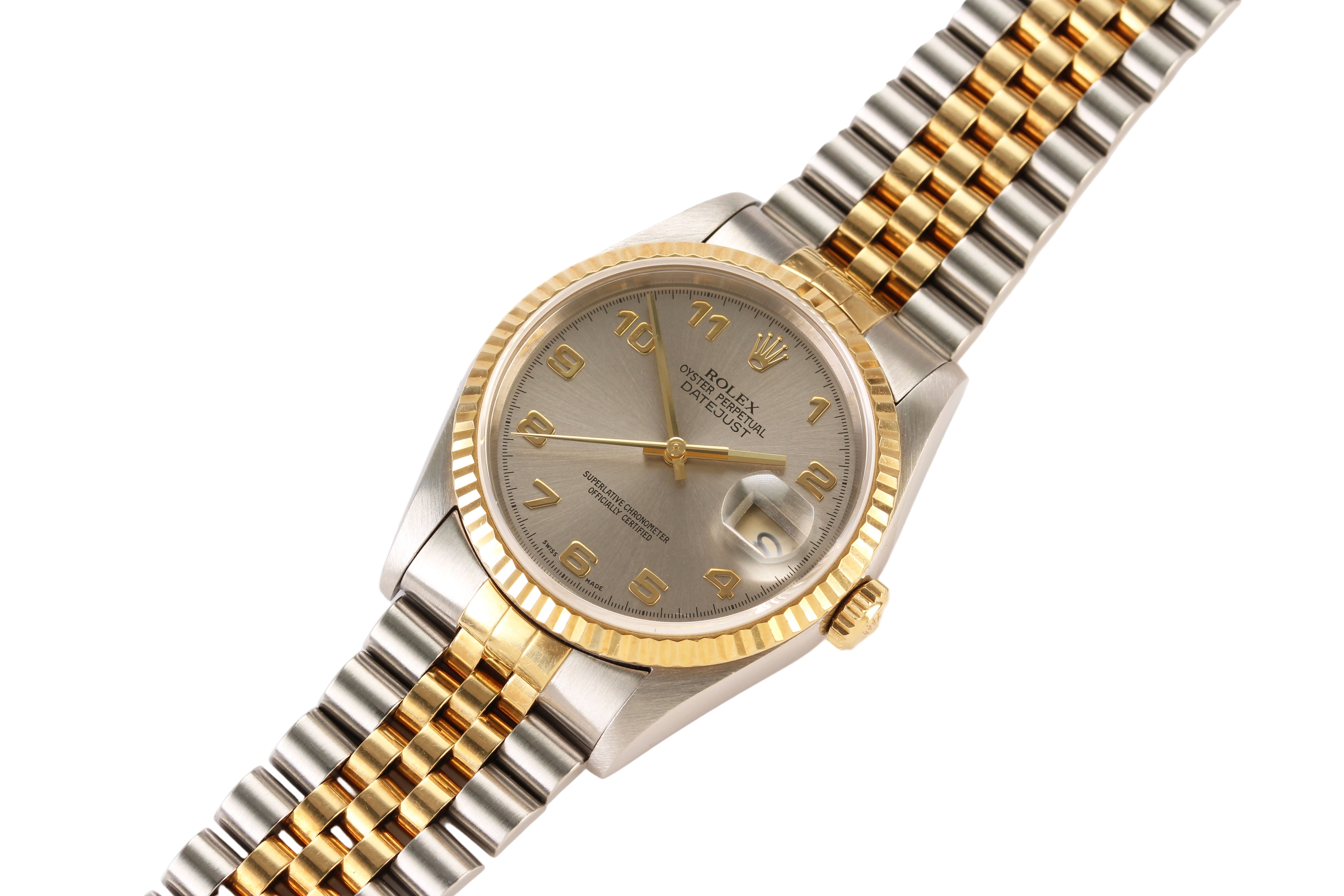 Rolex Datejust 36mm '16233' 18K Yellow Gold/Steel