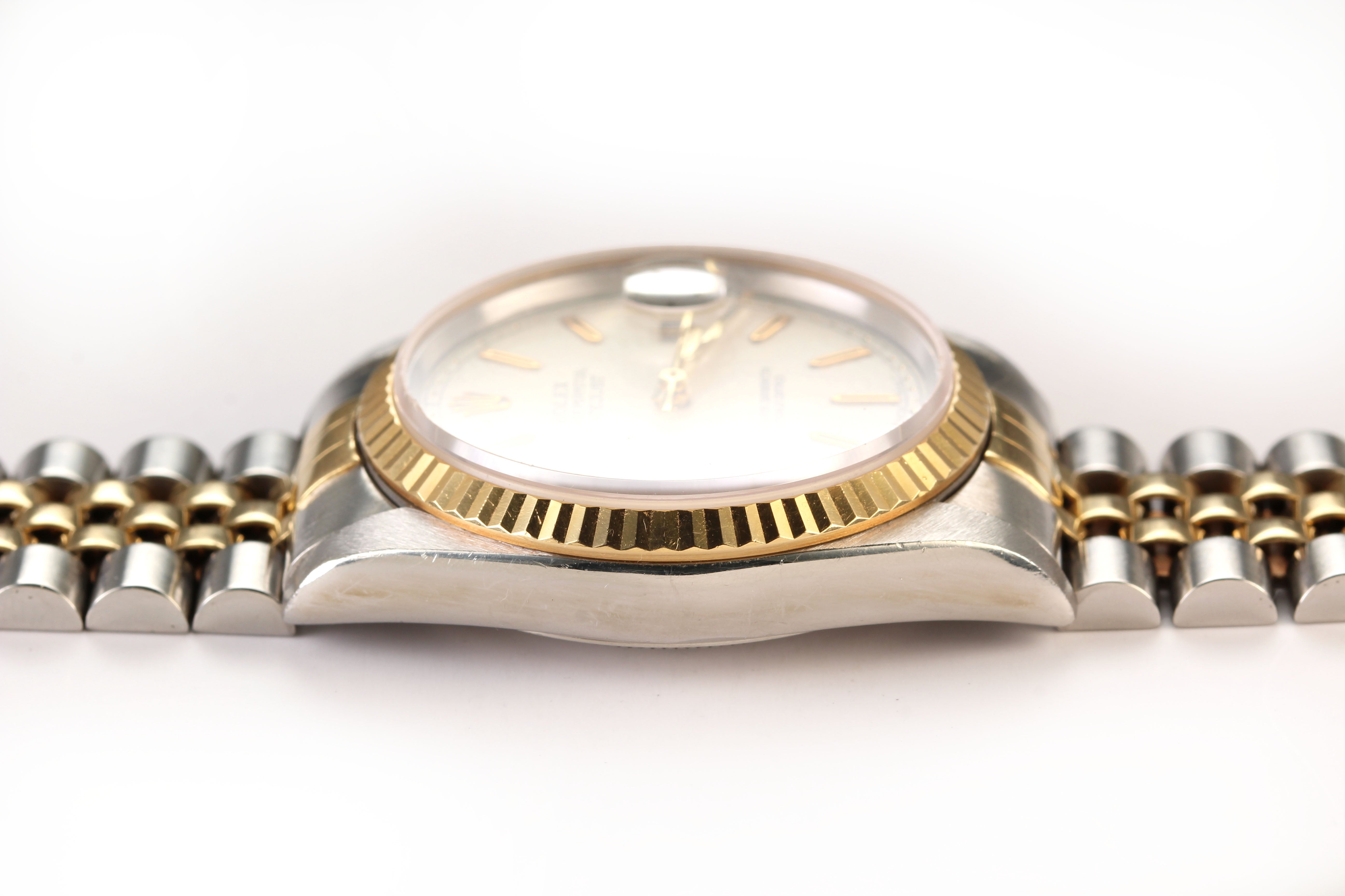 Rolex Datejust 36mm '16233' Anniversary Dial 18K Yellow Gold/Steel