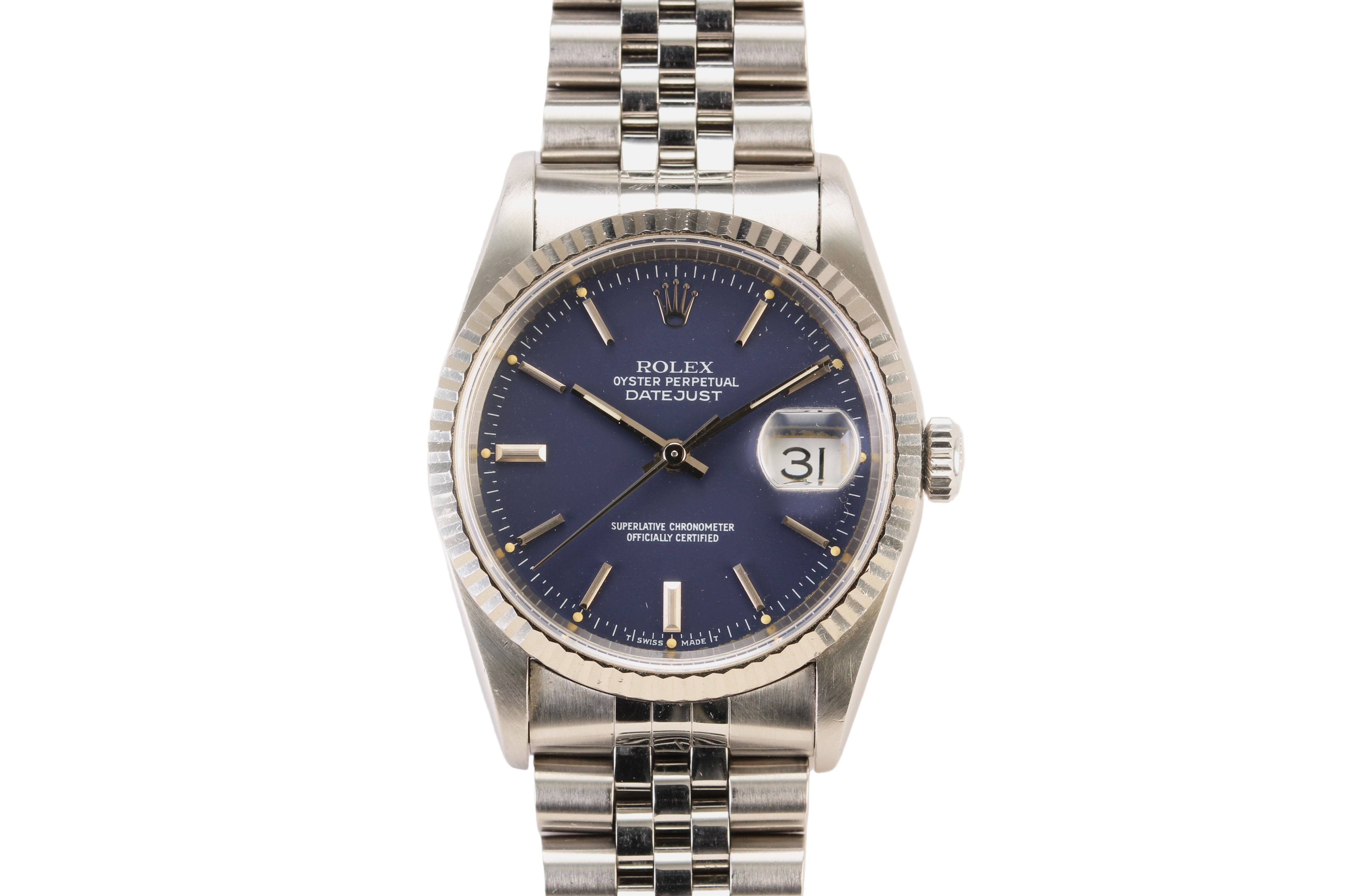 Rolex Datejust 36mm '16234' White Gold/Steel