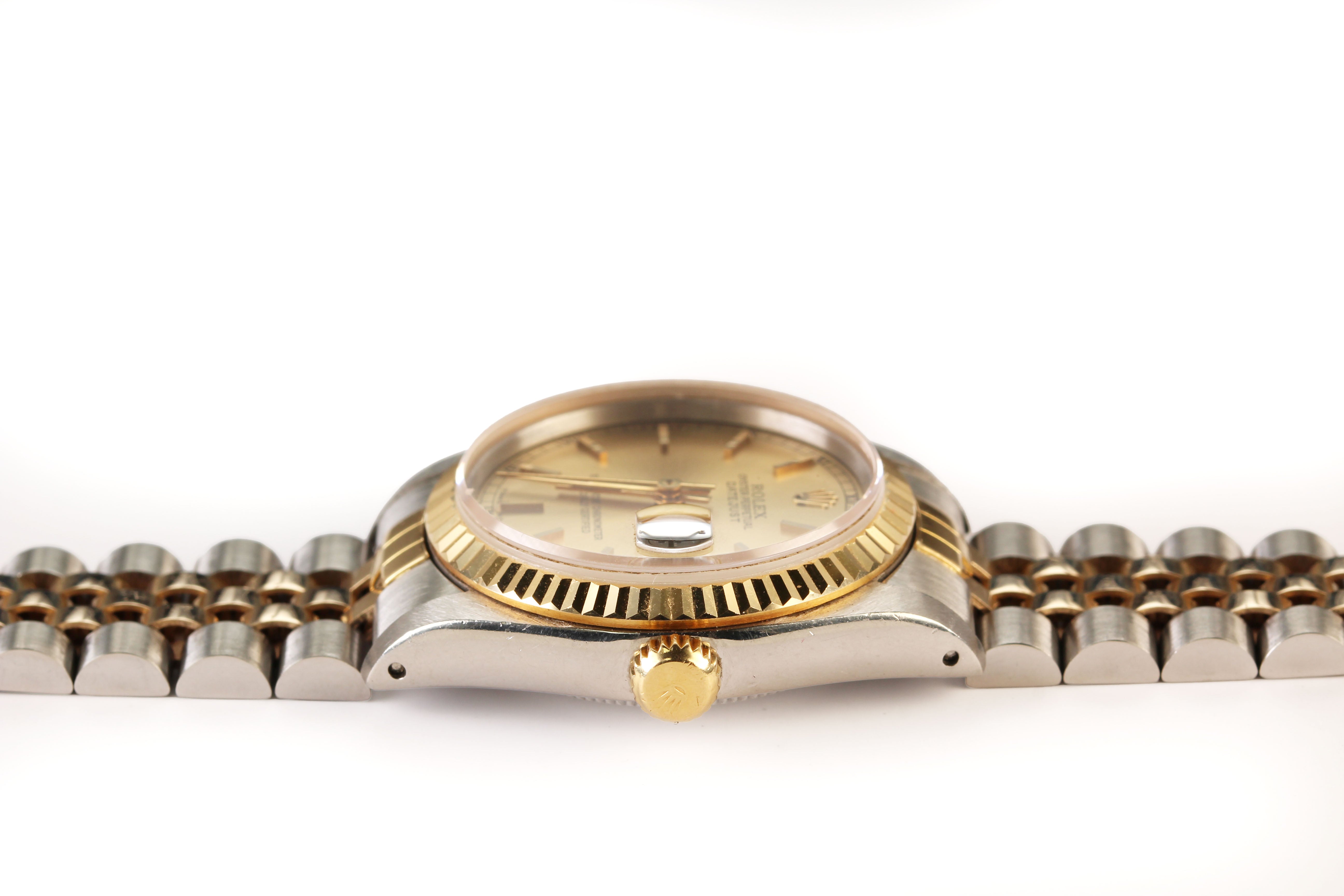 Rolex Datejust 31mm '68273' Champagne Dial 18K Yellow Gold/Stainless Steel