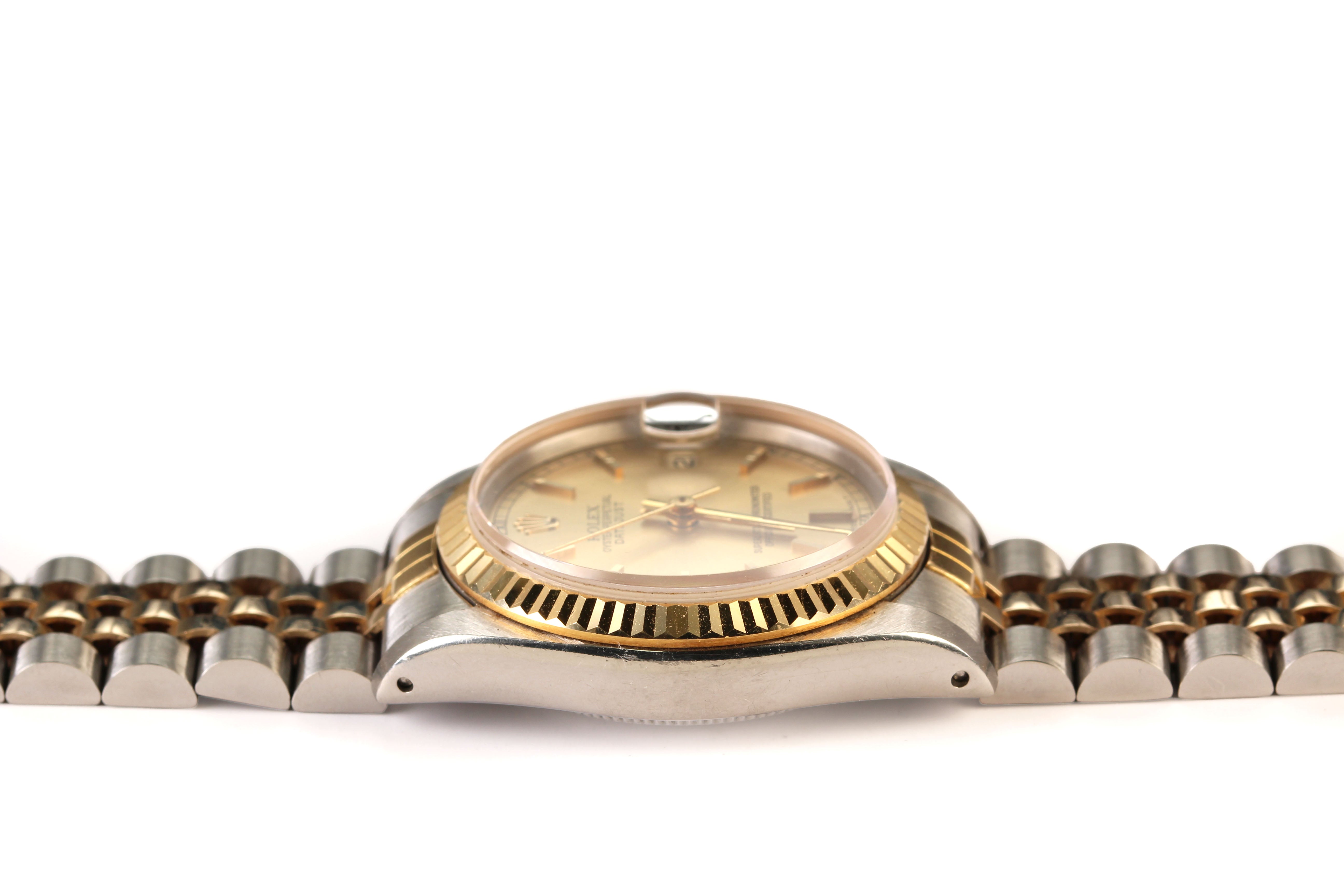 Rolex Datejust 31mm '68273' Champagne Dial 18K Yellow Gold/Stainless Steel