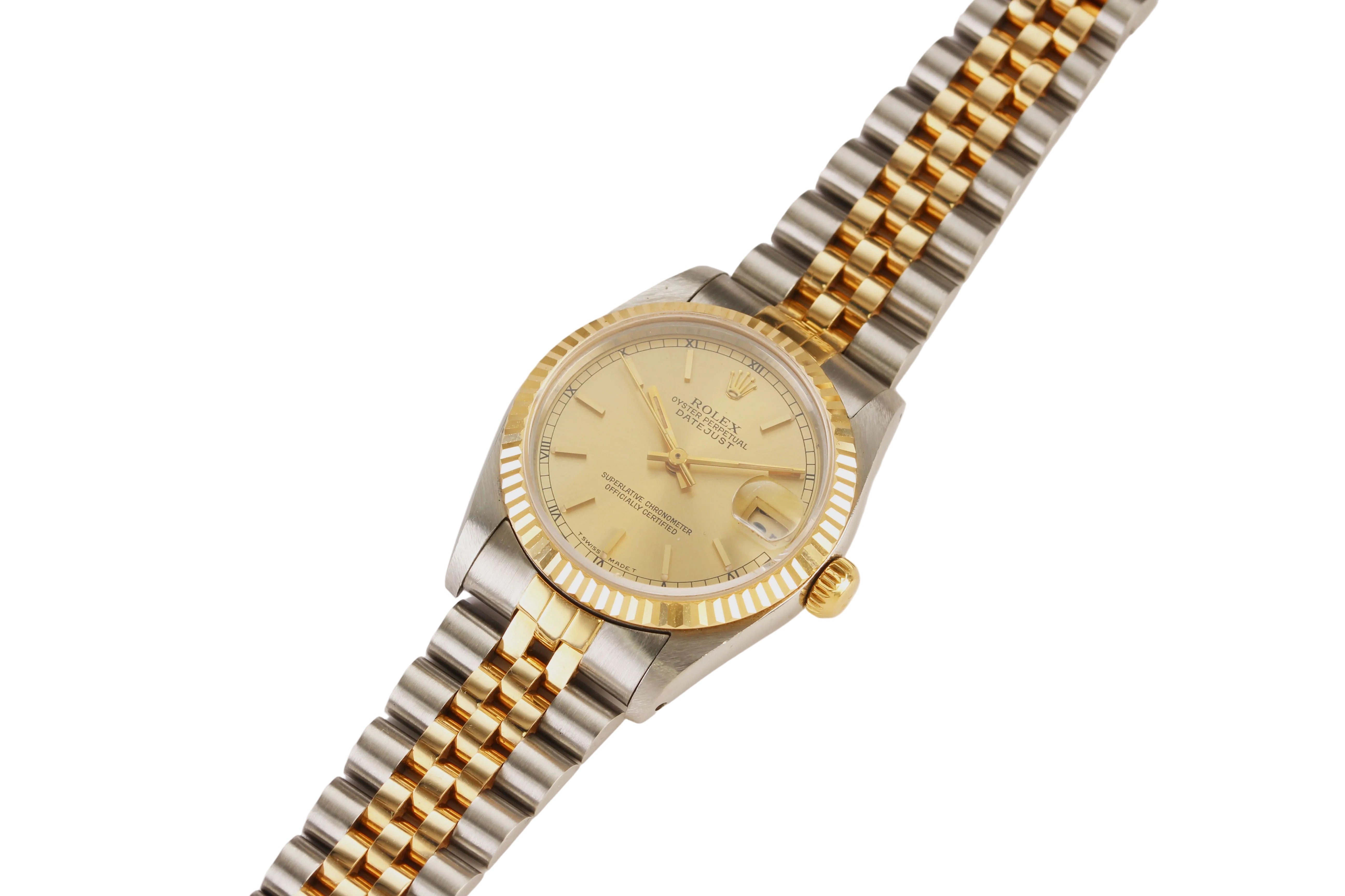 Rolex Datejust 31mm '68273' Champagne Dial 18K Yellow Gold/Stainless Steel