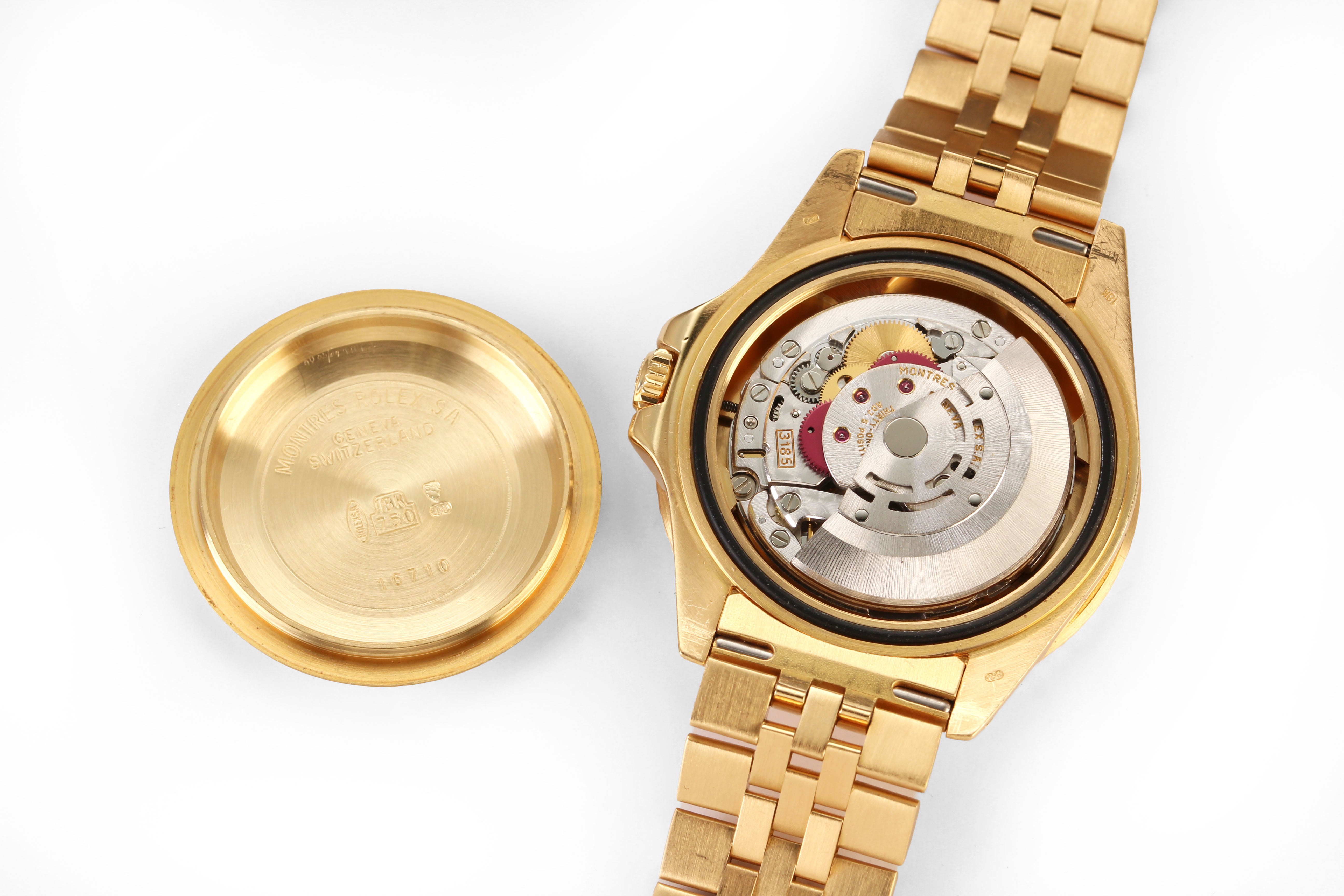 Rolex GMT-Master 40mm '16718' Root Beer 18K Yellow Gold