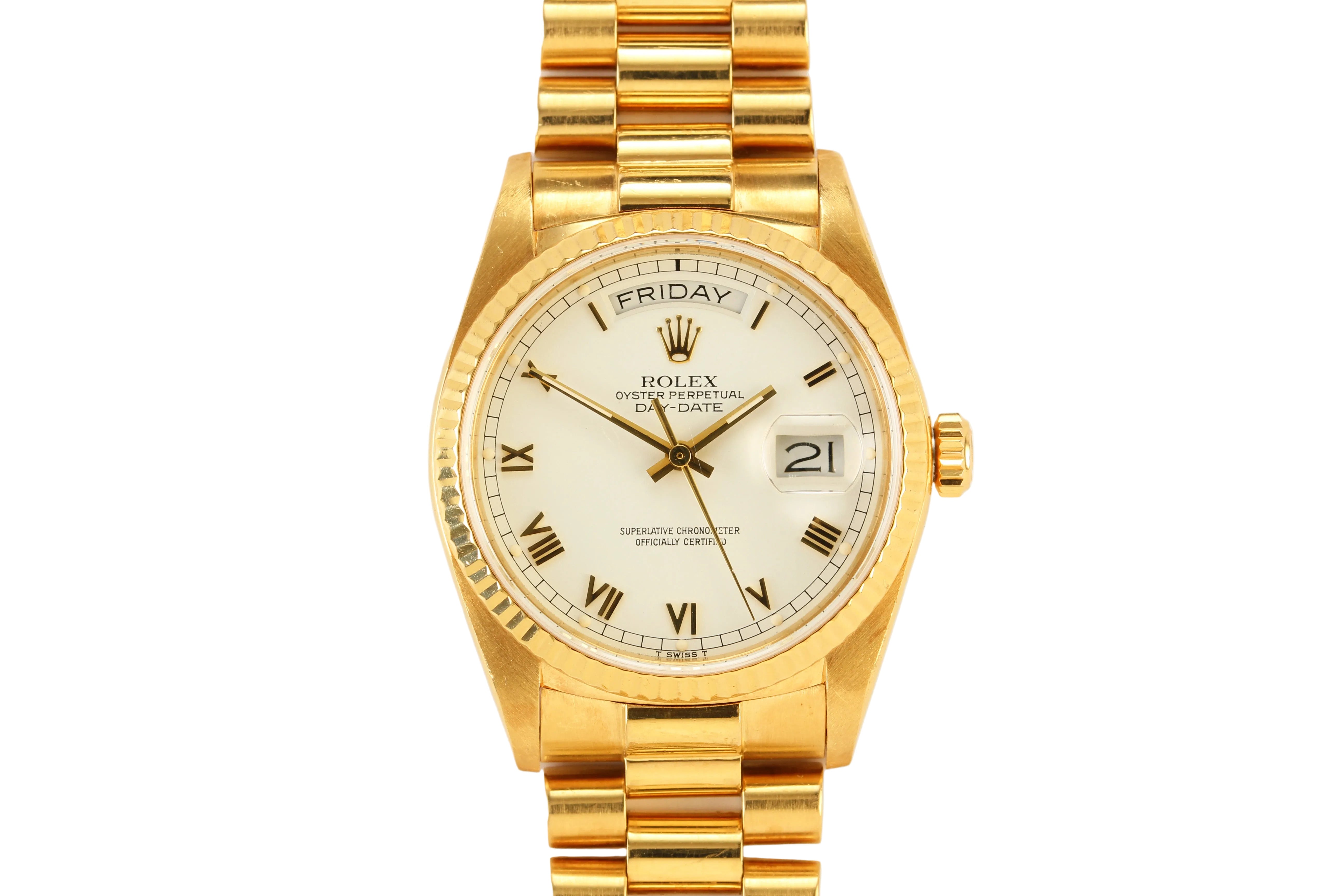 Rolex Day-Date '18038' 36mm 18K Yellow Gold