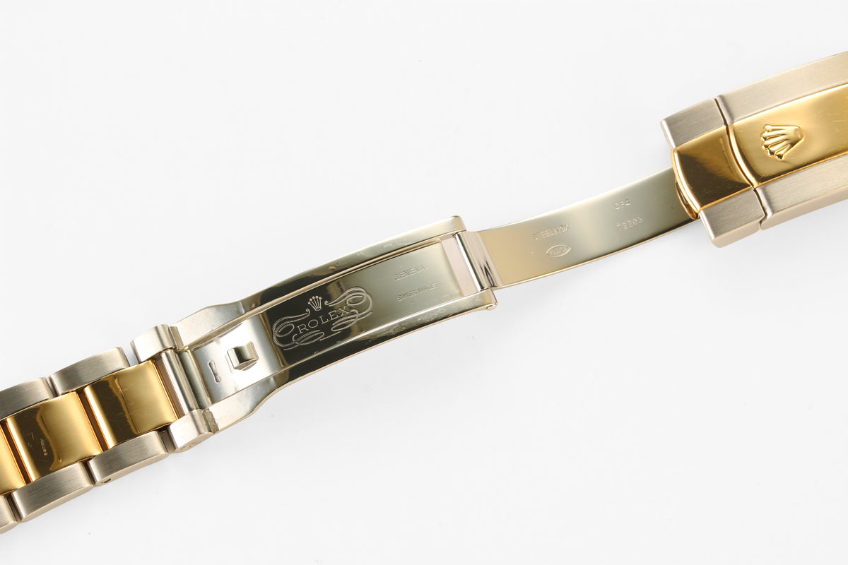 Rolex Datejust 36mm '116233' Steel & 18K Yellow Gold Champagne Anniversary Diamond Dial