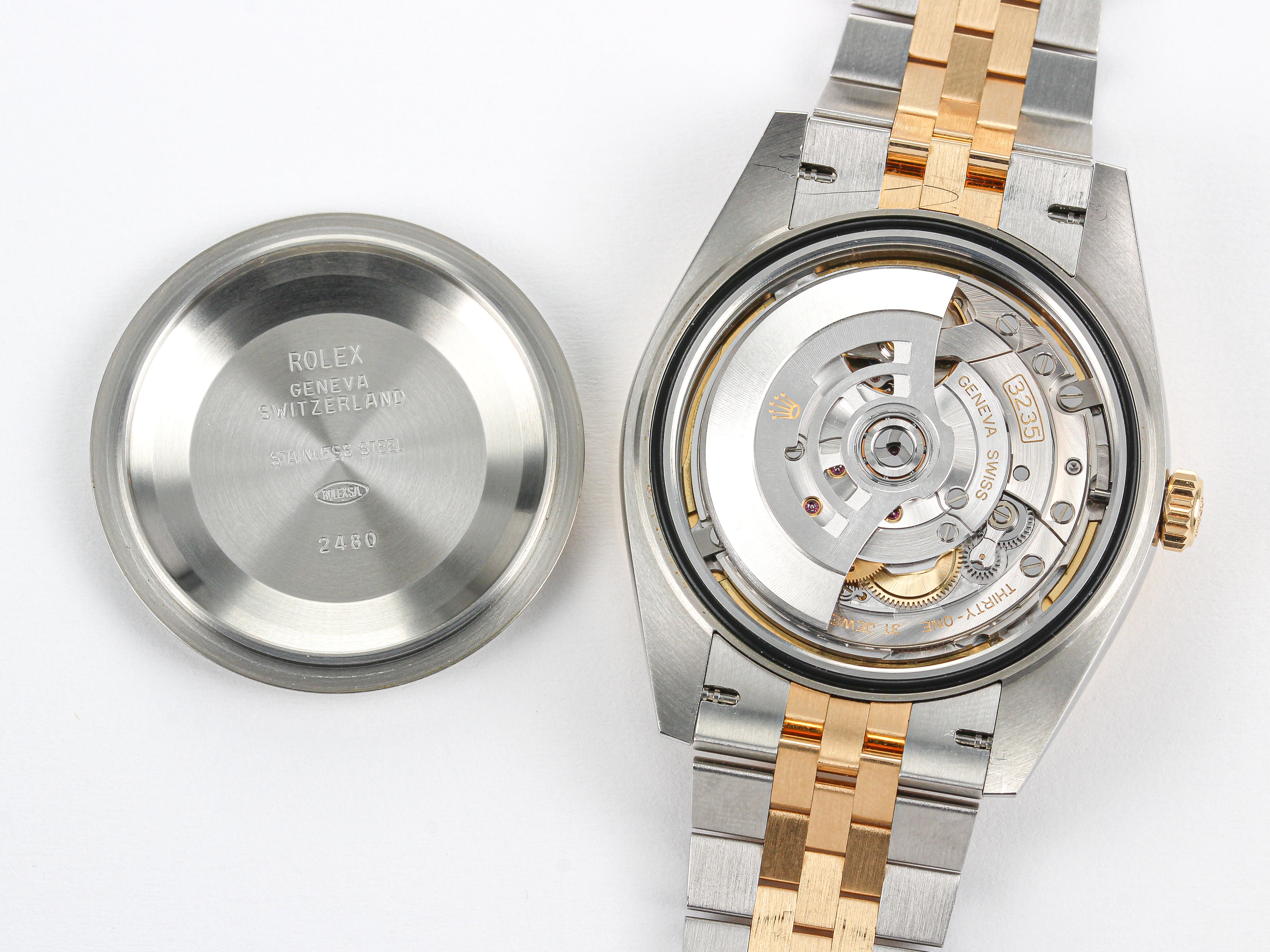 Rolex Datejust 126333 Steel and Gold with Champagne Stick Dial on Jubilee Bracelet