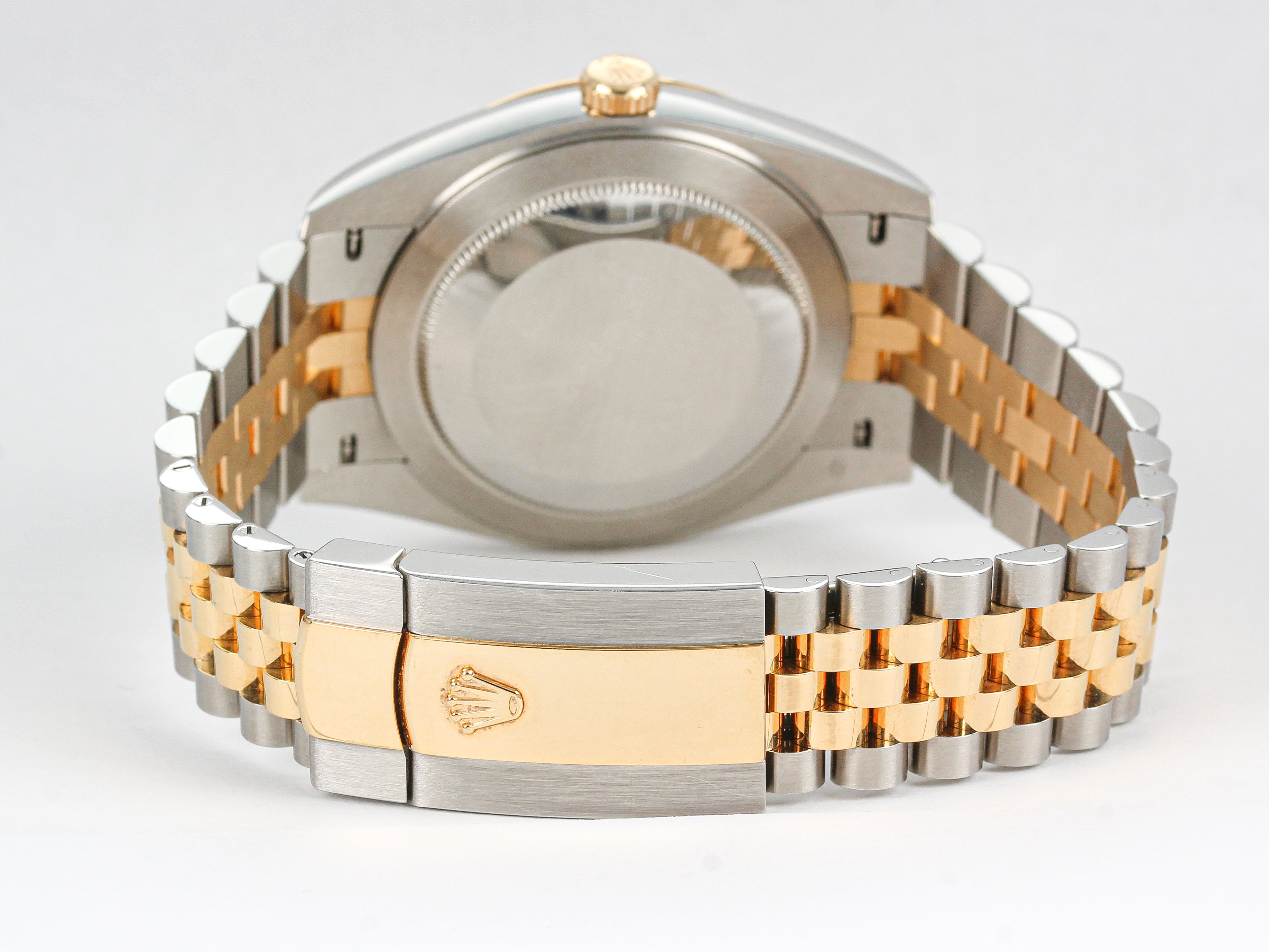 Rolex Datejust 126333 Steel and Gold with Champagne Stick Dial on Jubilee Bracelet