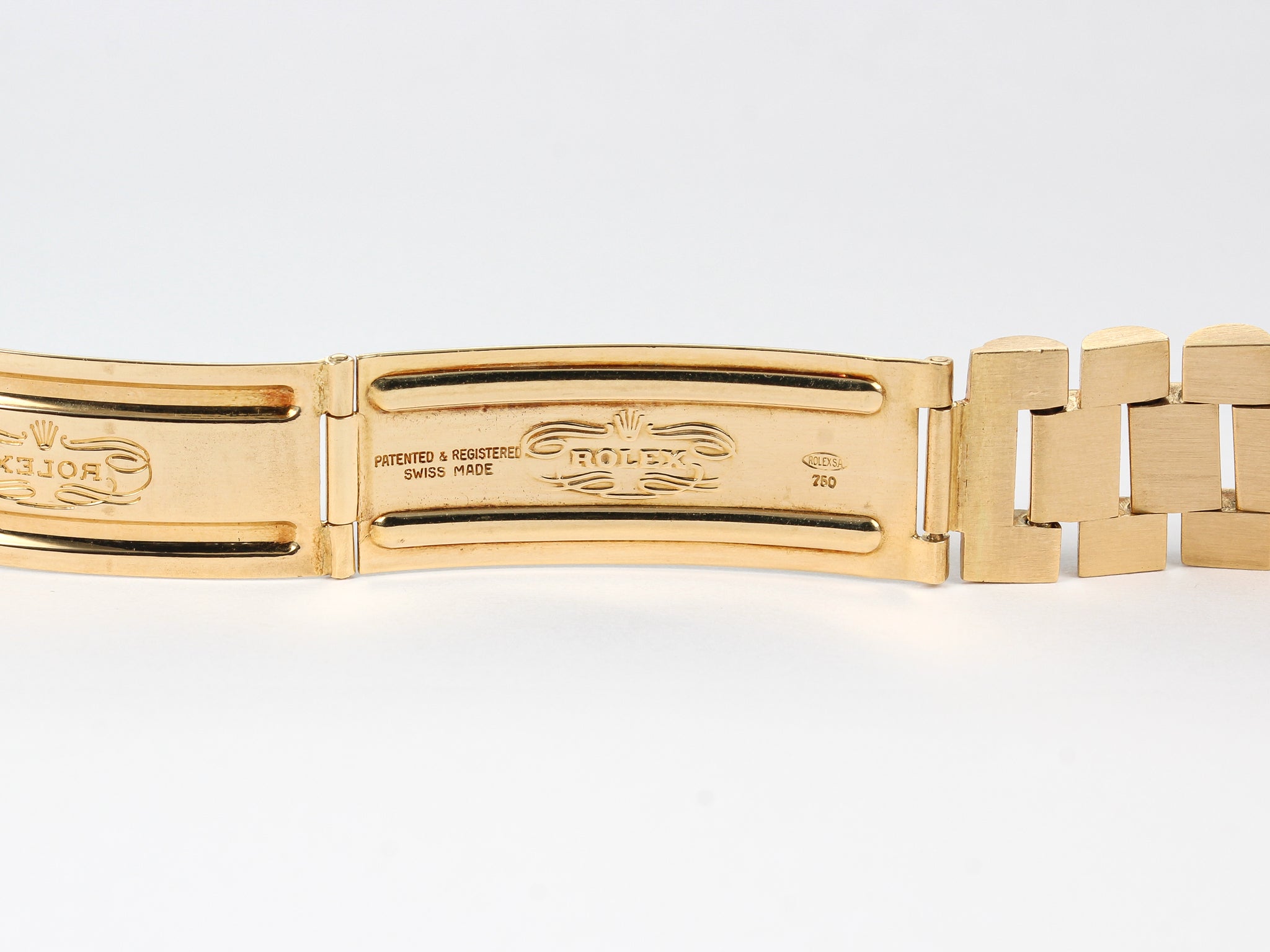 Rolex Day-Date 1803 Champagne Dial in Yellow Gold with Folded Clasp Bracelet