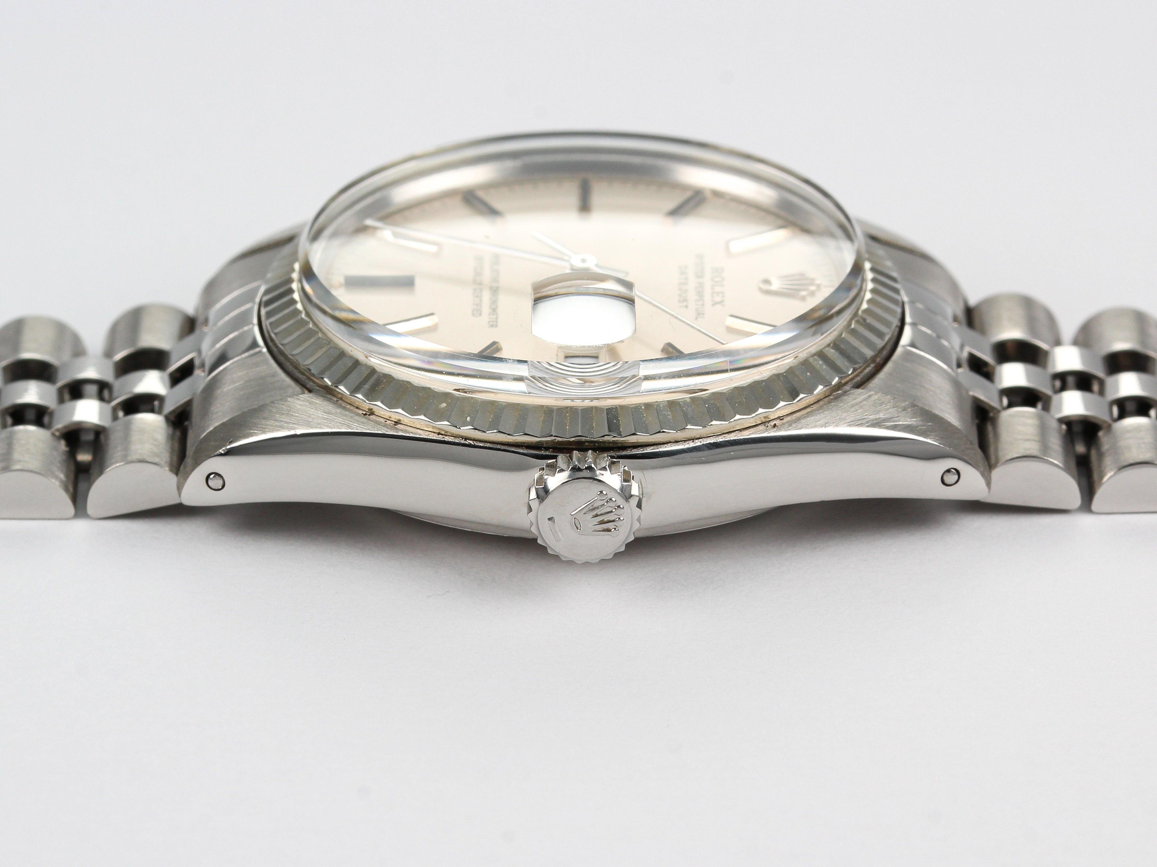 Rolex Datejust 16014 Silver Dial on Jubilee Bracelet