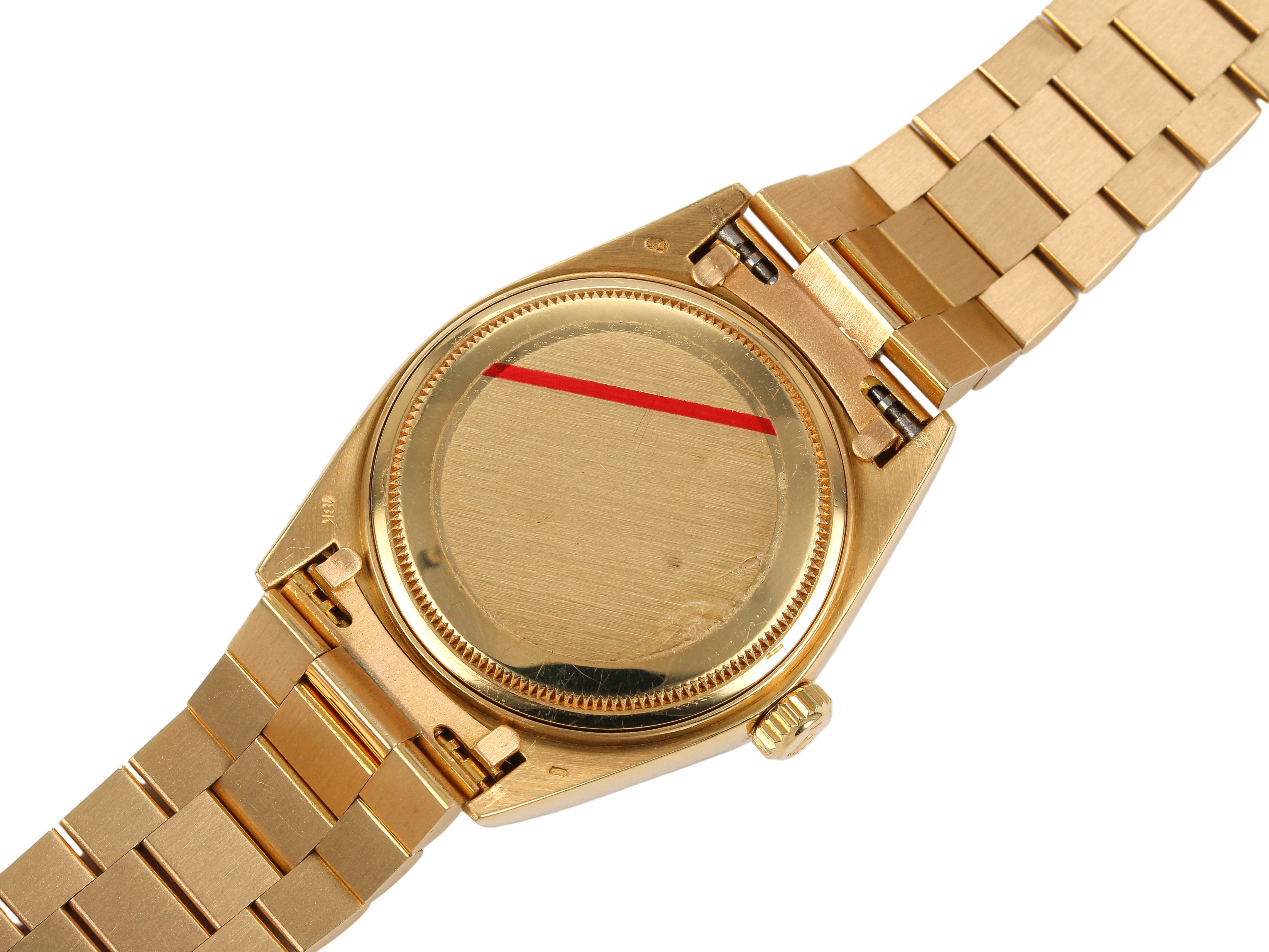 Rolex Day-Date 36mm '18038' Silver Dial 18K Yellow Gold