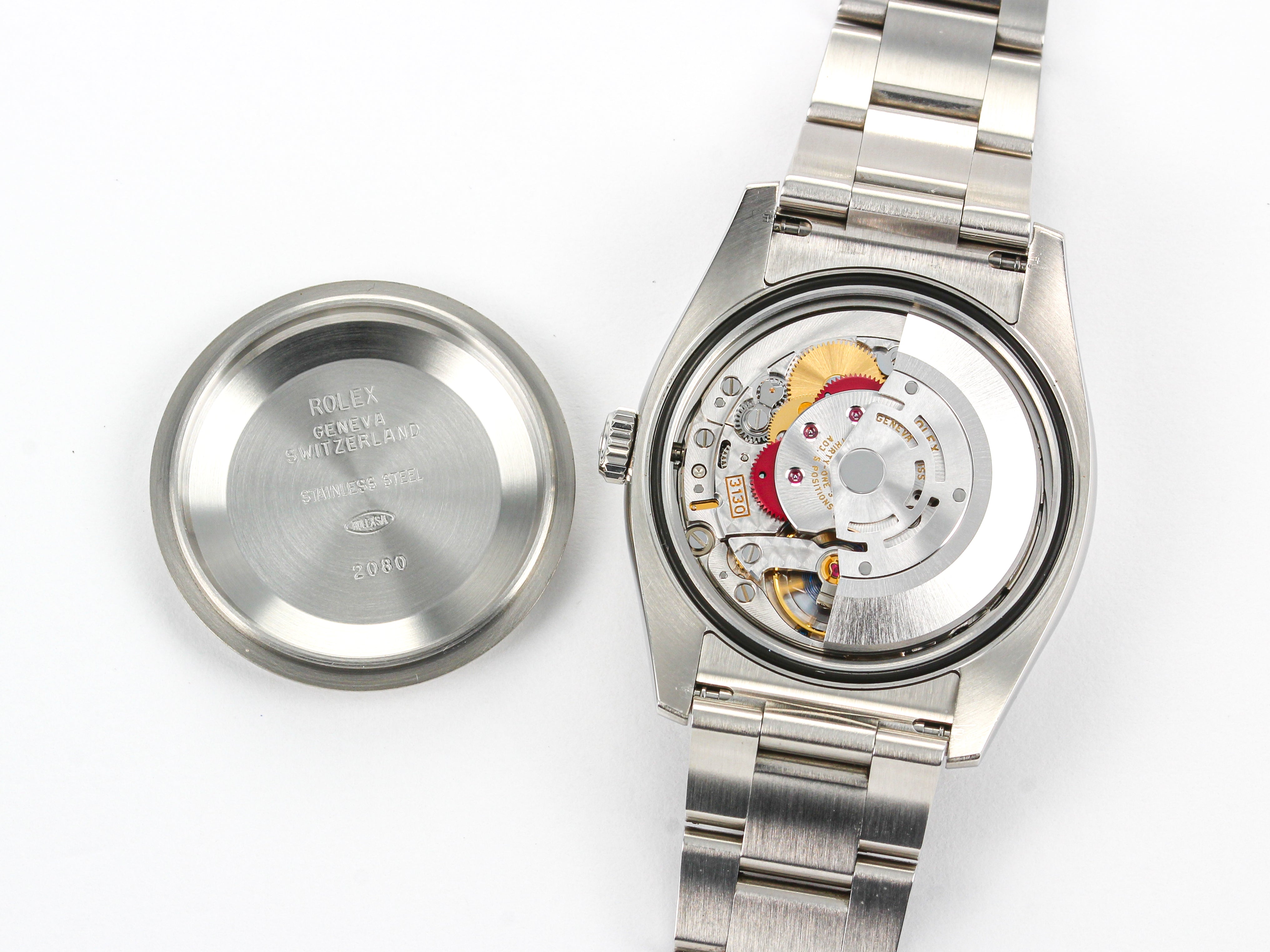 Rolex Oyster Perpetual 116000 Silver Dial on Oyster Bracelet with Papers