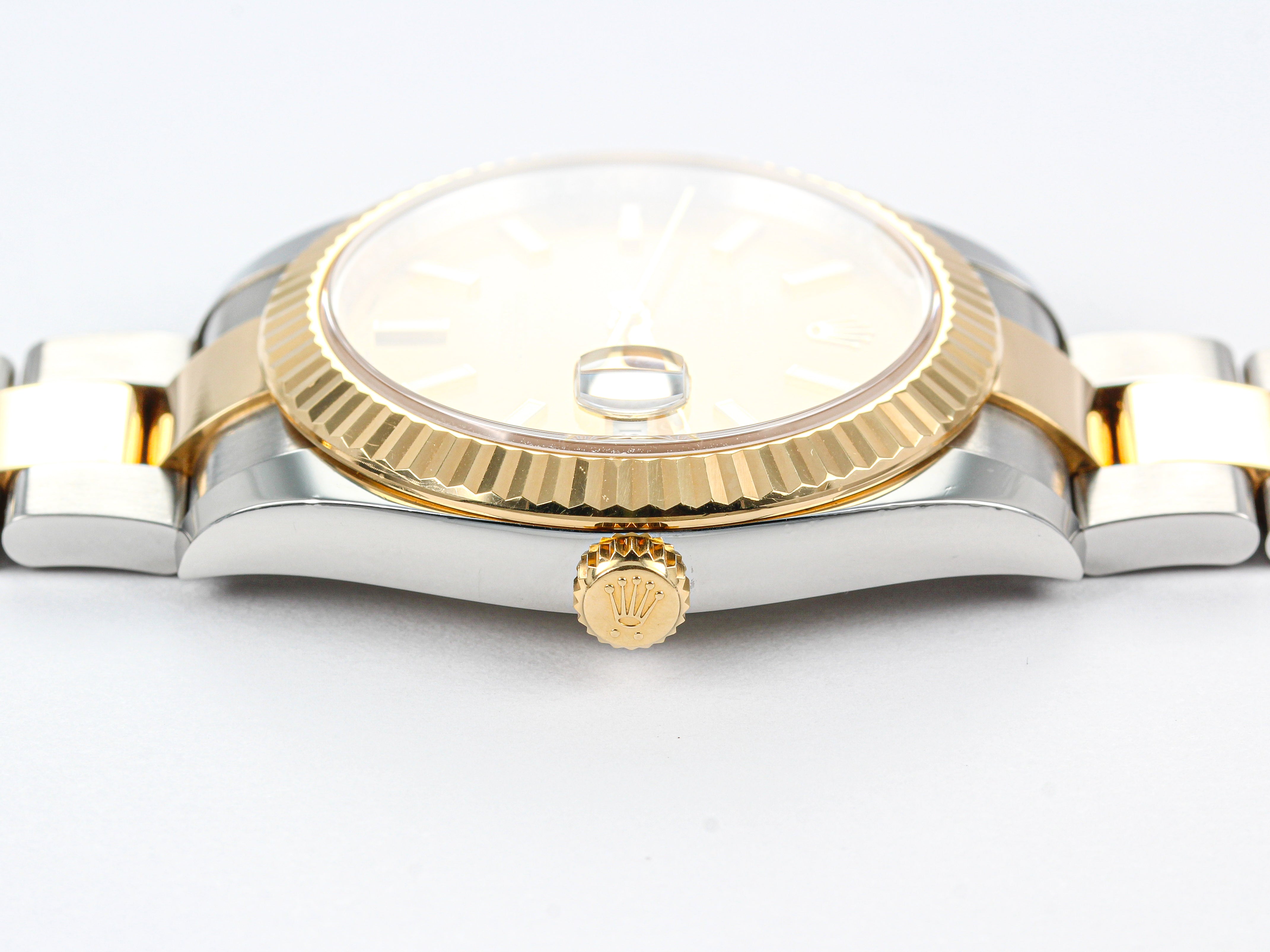 Rolex Datejust 126333 Steel and Gold Champagne Dial on Oyster Bracelet with Papers