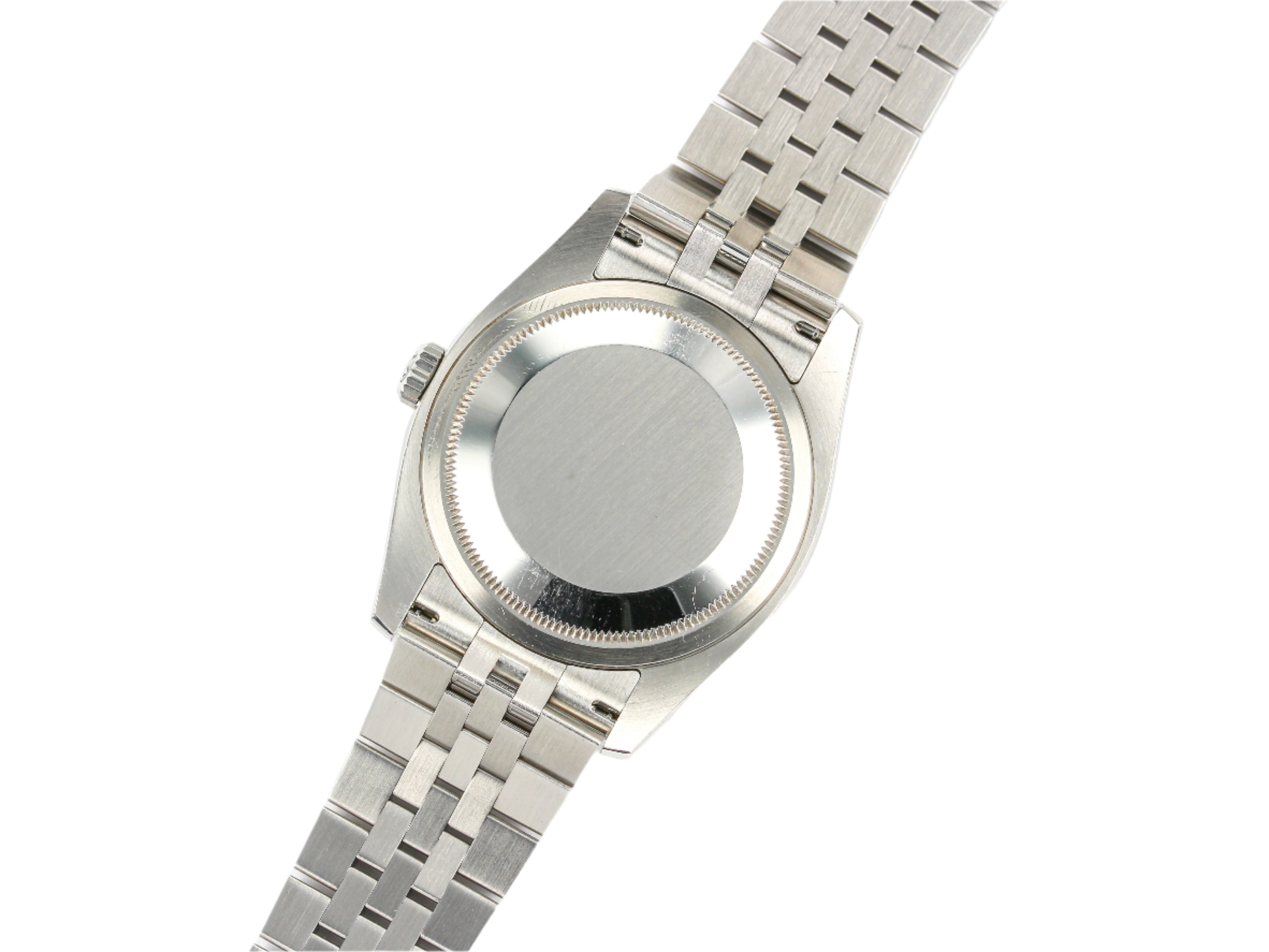Rolex Datejust 116234 Silver Stick Dial on Jubilee Hidden Clasp Bracelet with Papers