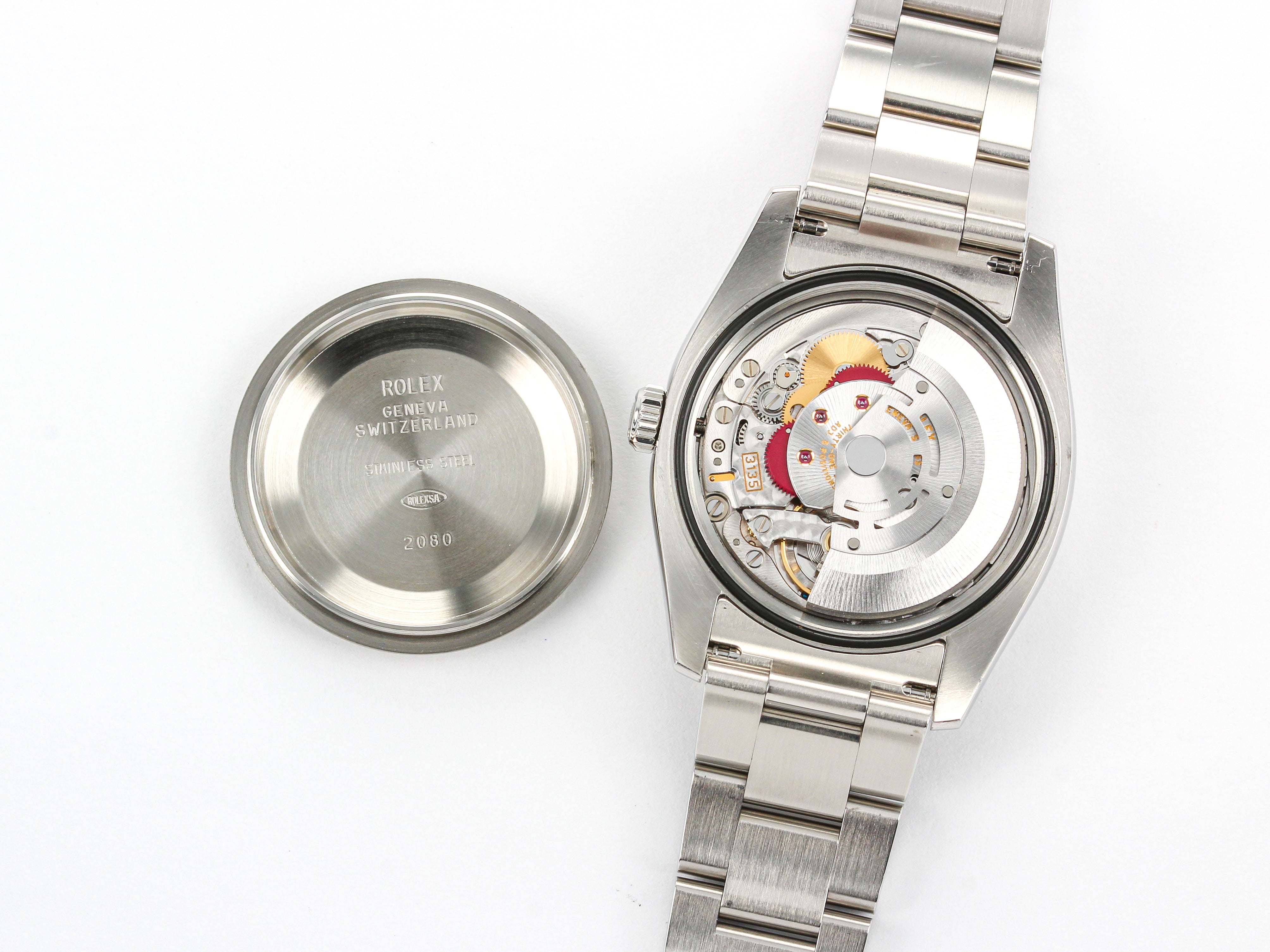 Rolex Datejust 116200 Smooth Bezel with White Roman Numeral Dial on Oyster Bracelet with Papers