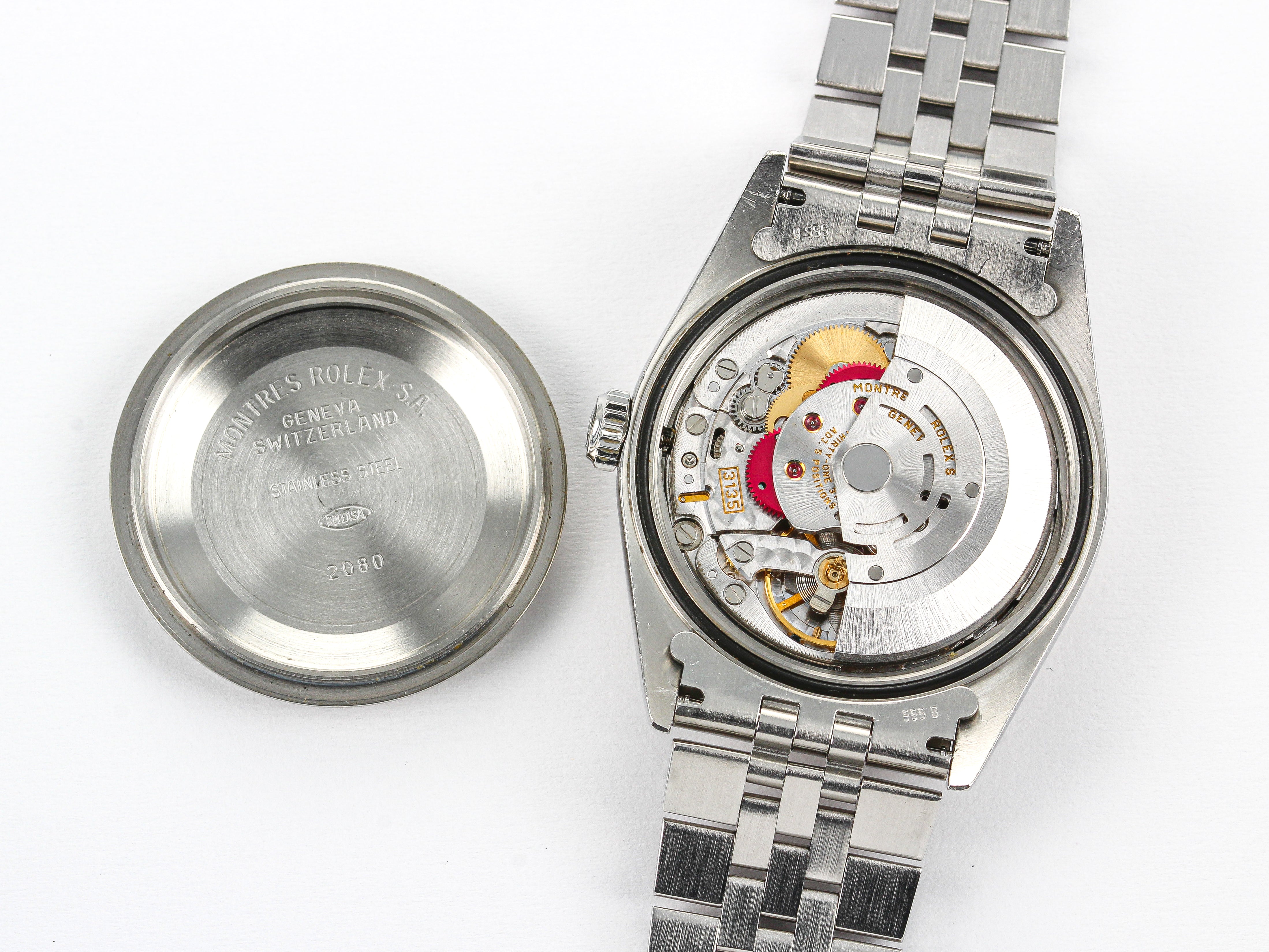 Rolex Datejust 16234 with Silver Roman Numeral Dial on Jubilee Bracelet