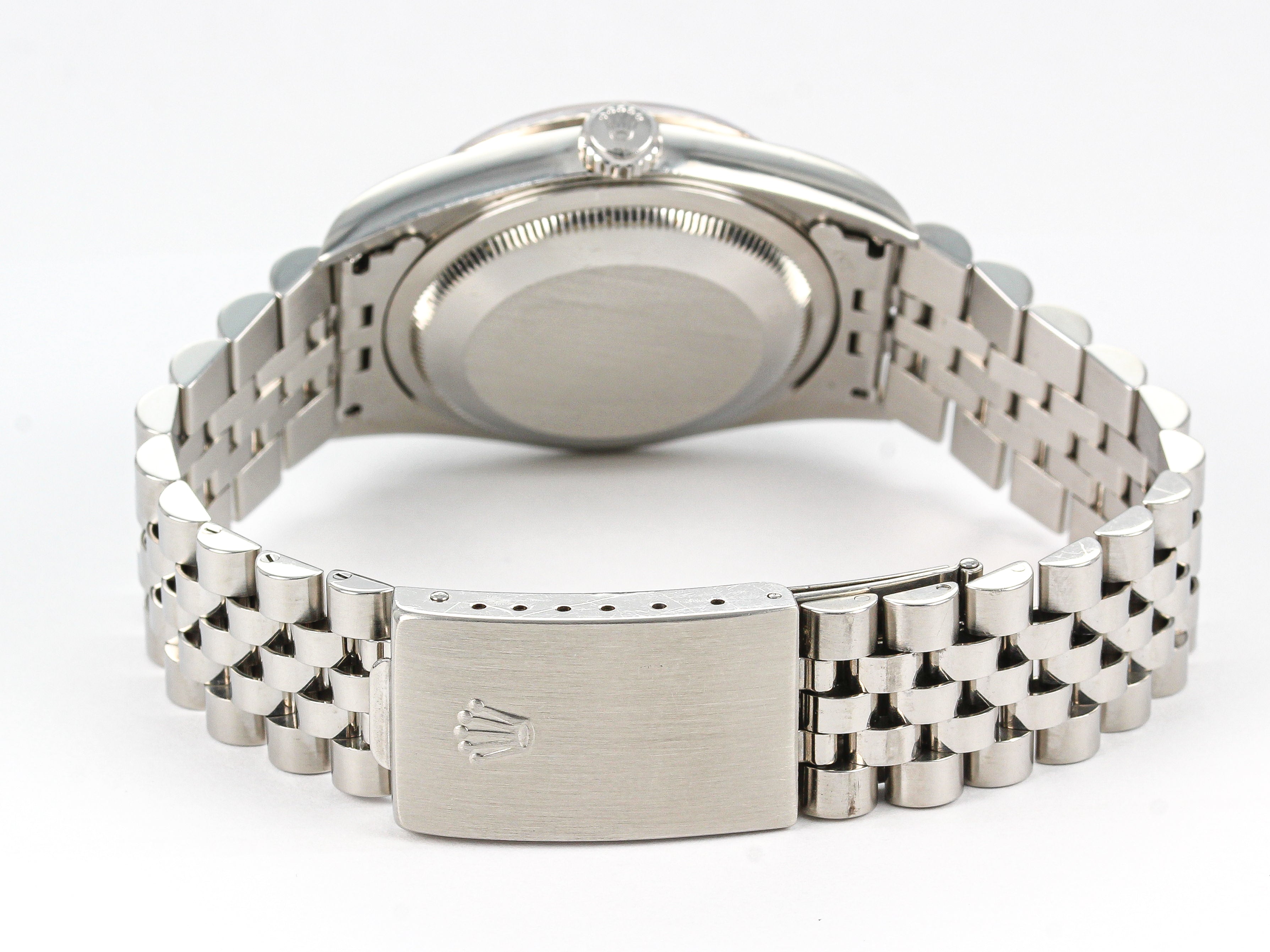 Rolex Datejust 16234 with Silver Roman Numeral Dial on Jubilee Bracelet