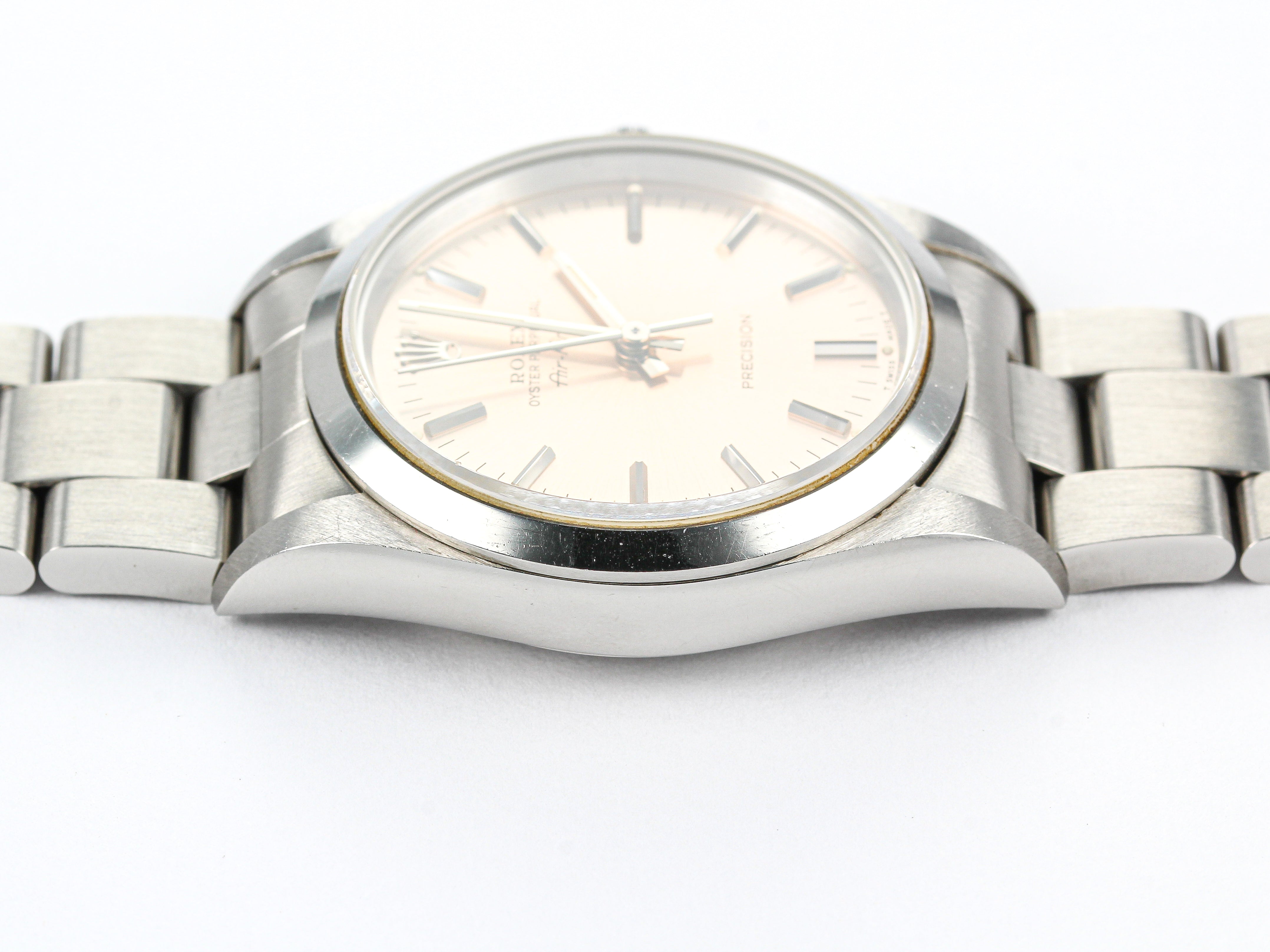 Rolex Air-King 14000 Silver Dial on Oyster Bracelet
