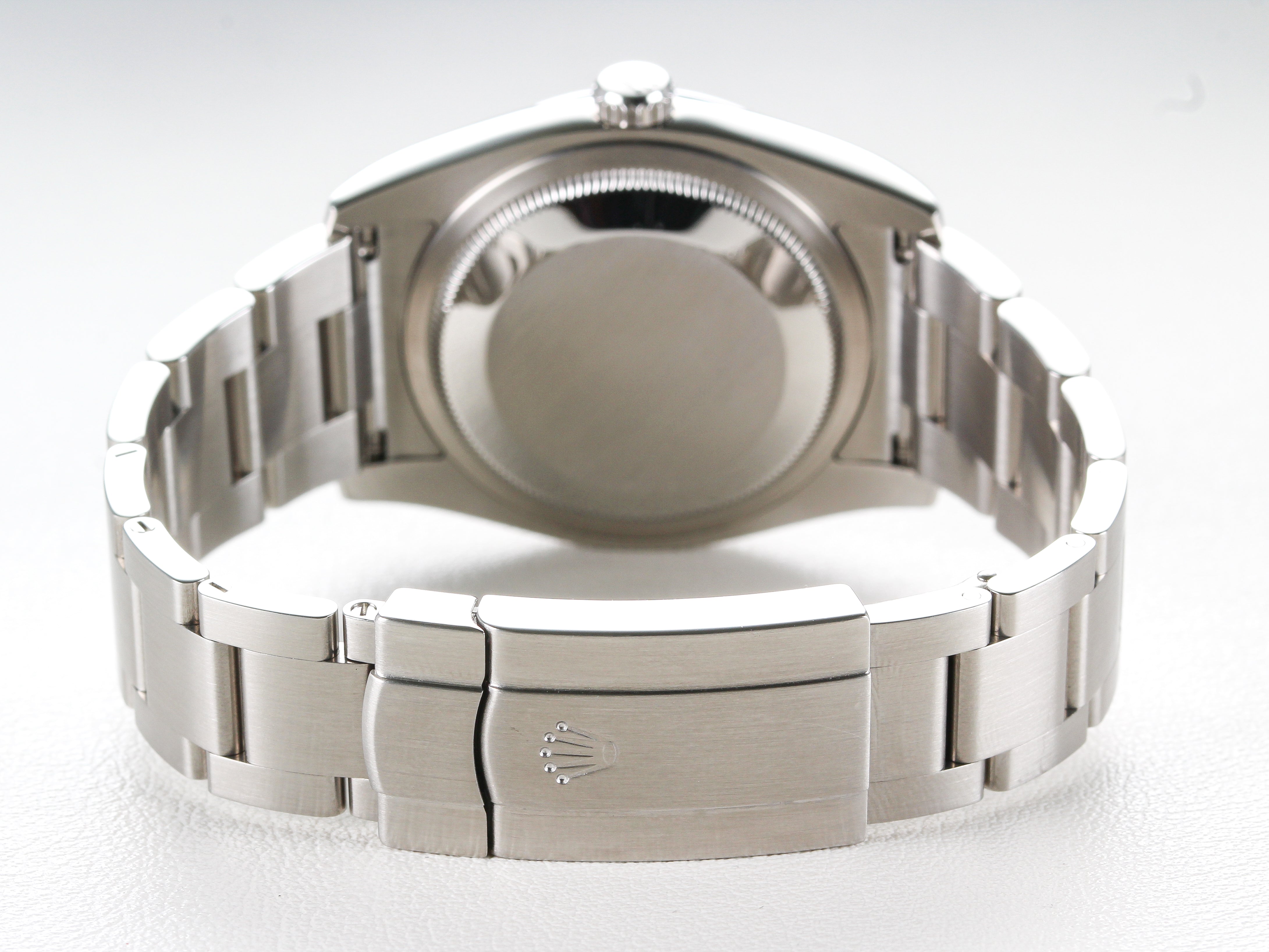 Rolex Oyster Perpetual 116000 Blue Concentric Dial on Oyster Bracelet with Papers