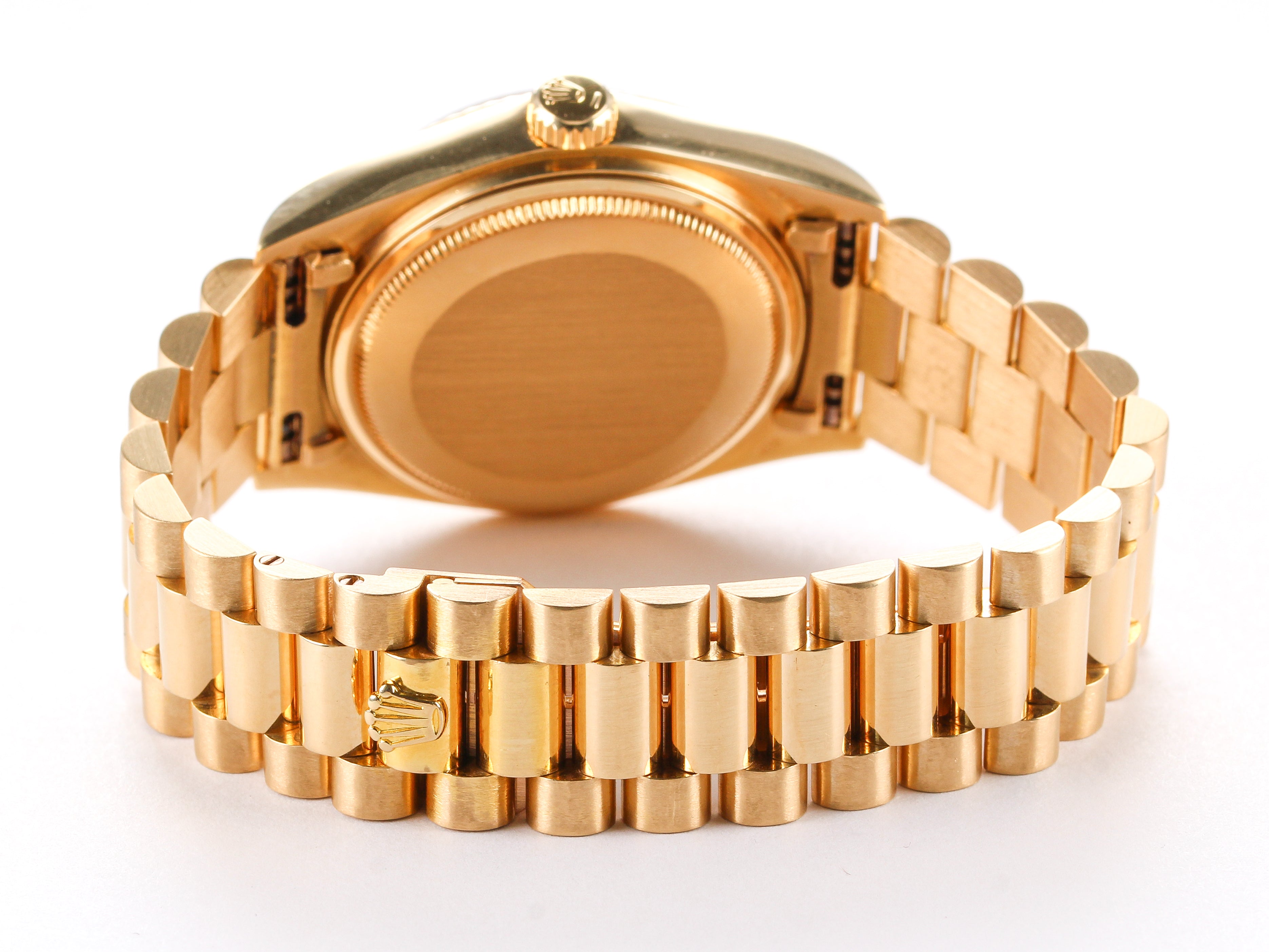 Rolex Day-Date 18038 "Tropical Dial" in Yellow Gold Bracelet with Hidden Clasp
