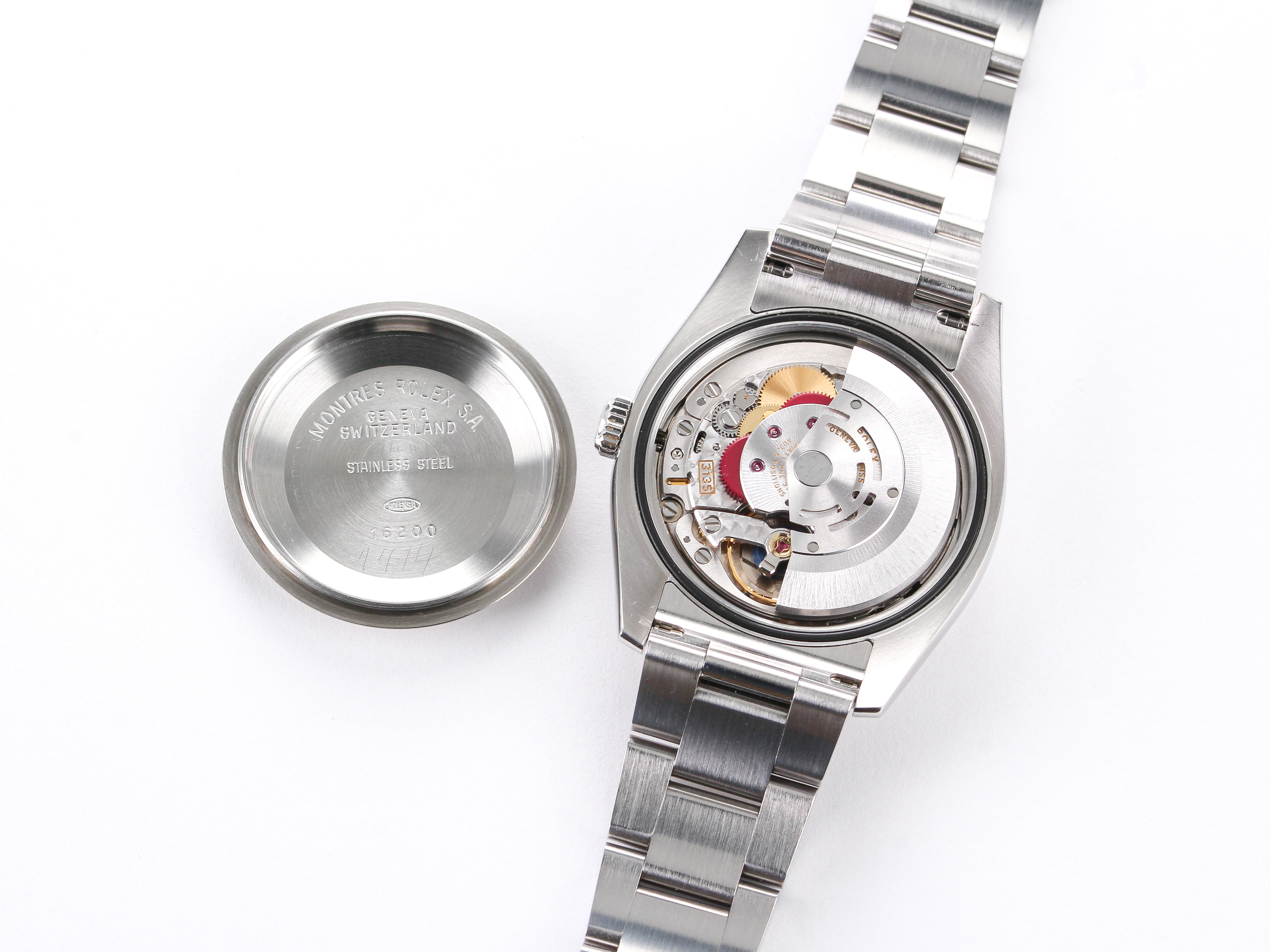 Rolex Datejust 116200 Smooth Bezel Tuxedo Dial on Oyster Bracelet with Papers