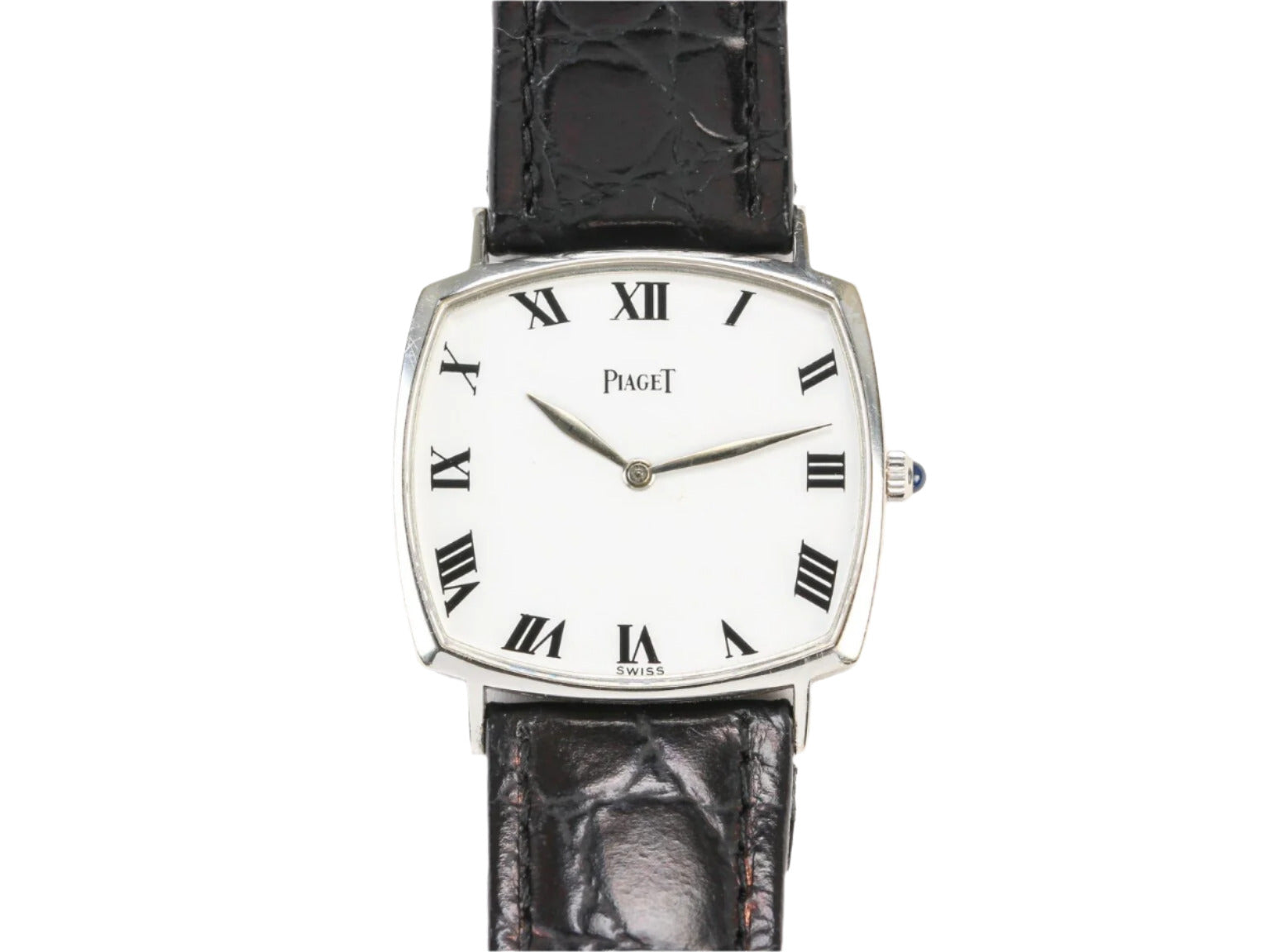 Piaget Emperador 9506 in White Gold on Leather Strap and Buckle