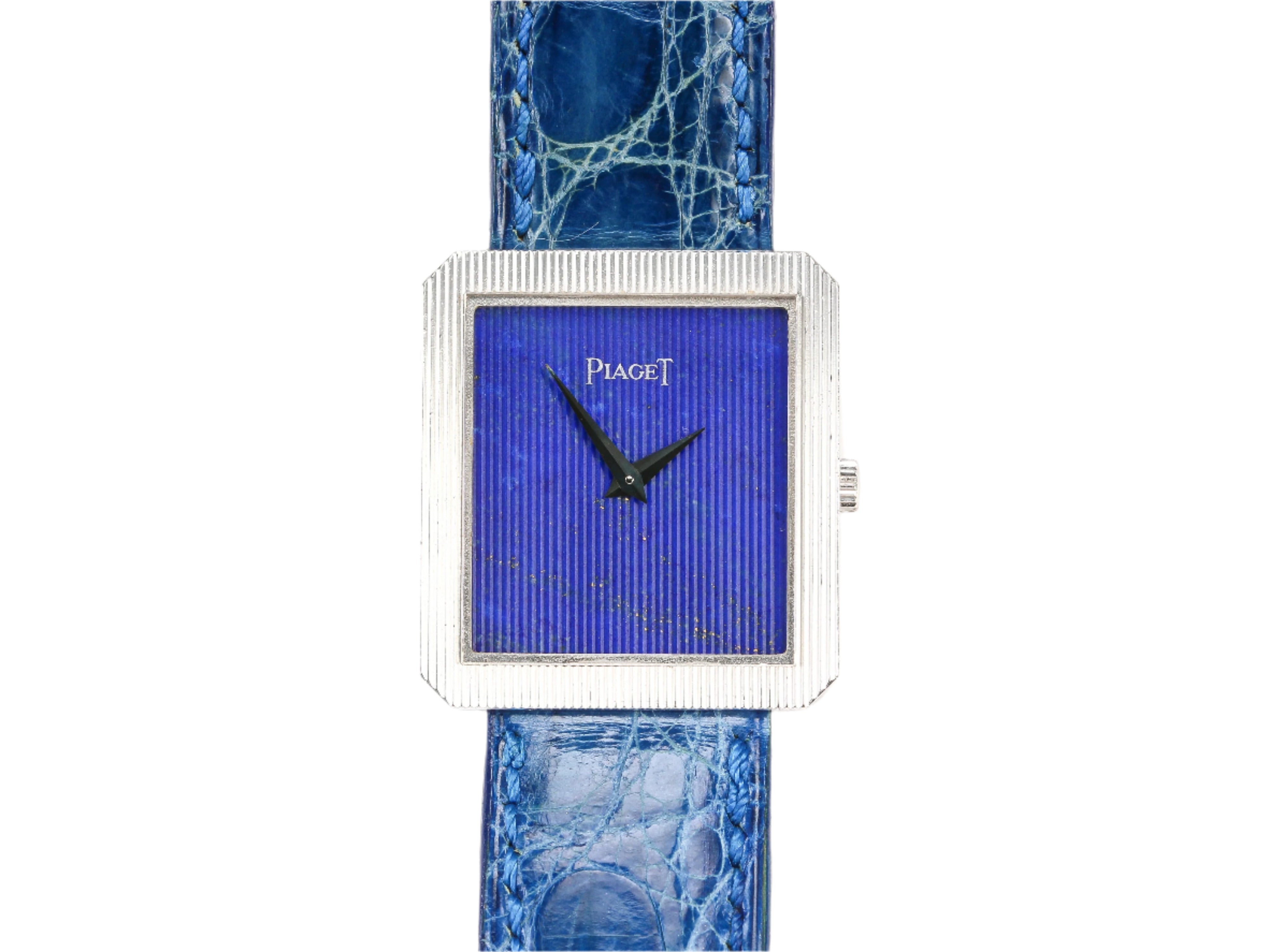 Piaget Protocole 8154 with Blue Lapis Lazuli Dial in White Gold Case