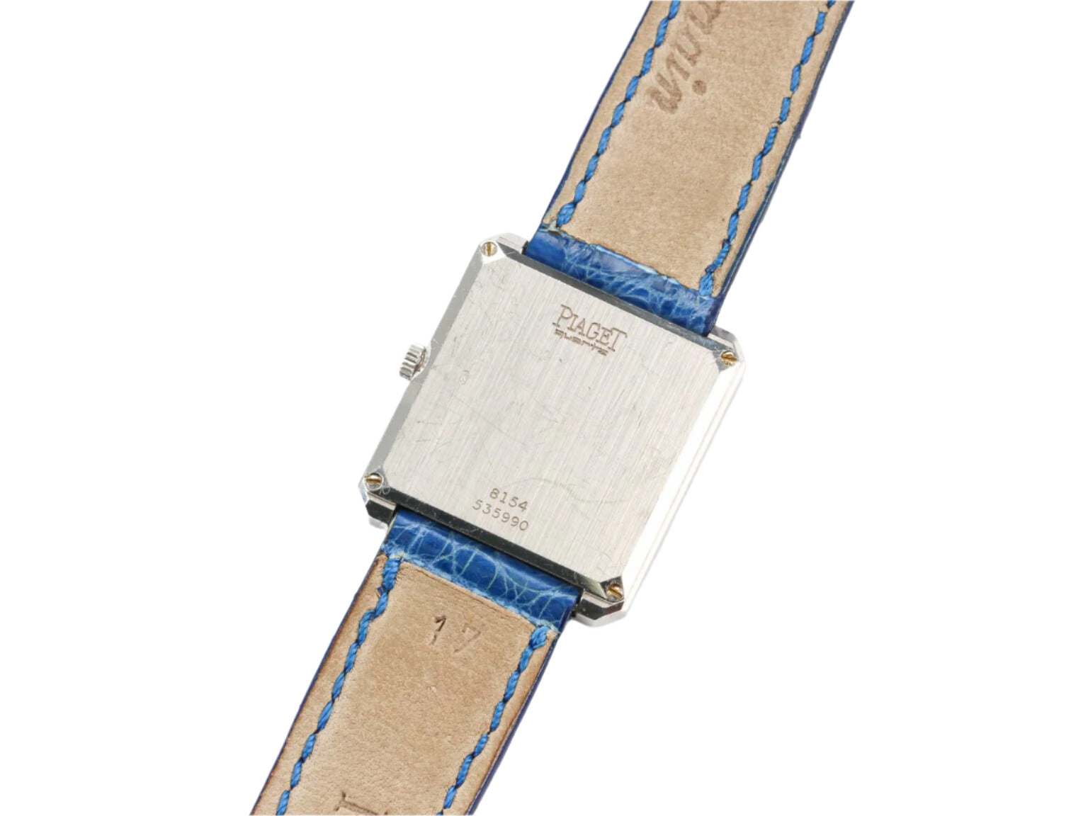 Piaget Protocole 8154 with Blue Lapis Lazuli Dial in White Gold Case