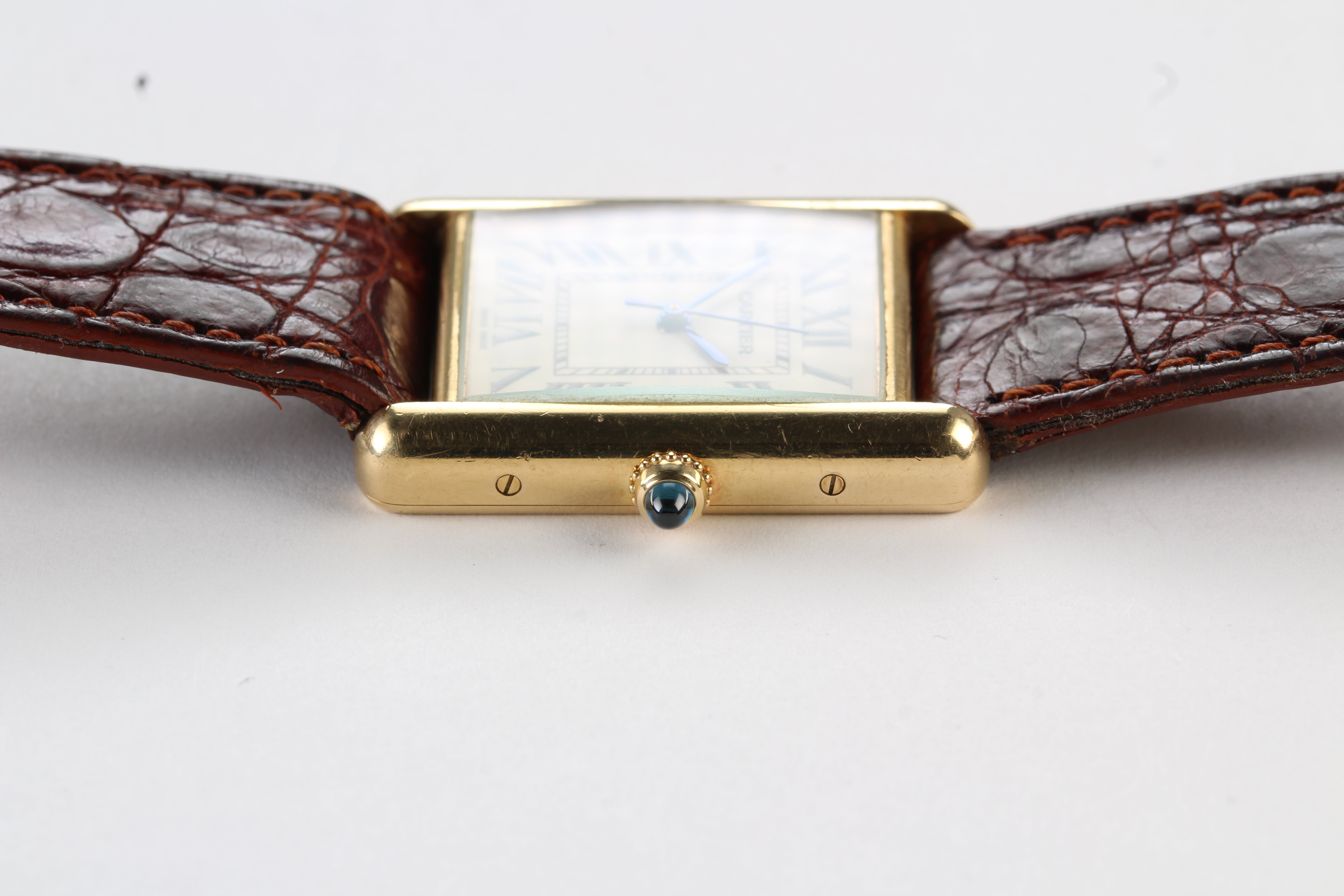 Cartier Tank Louis 2441 in Yellow Gold with Cartier Strap & Buckle