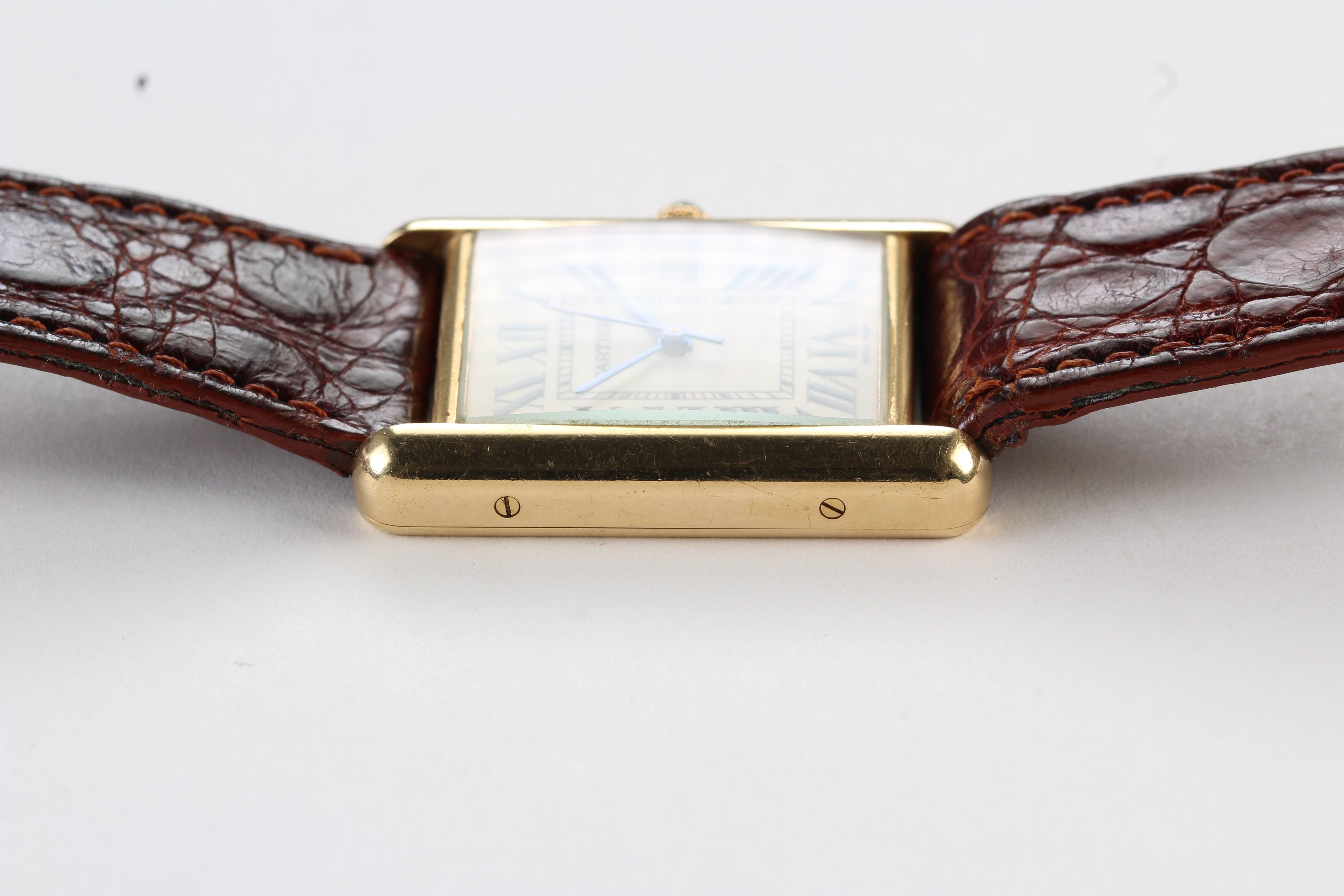 Cartier Tank Louis 2441 in Yellow Gold with Cartier Strap & Buckle