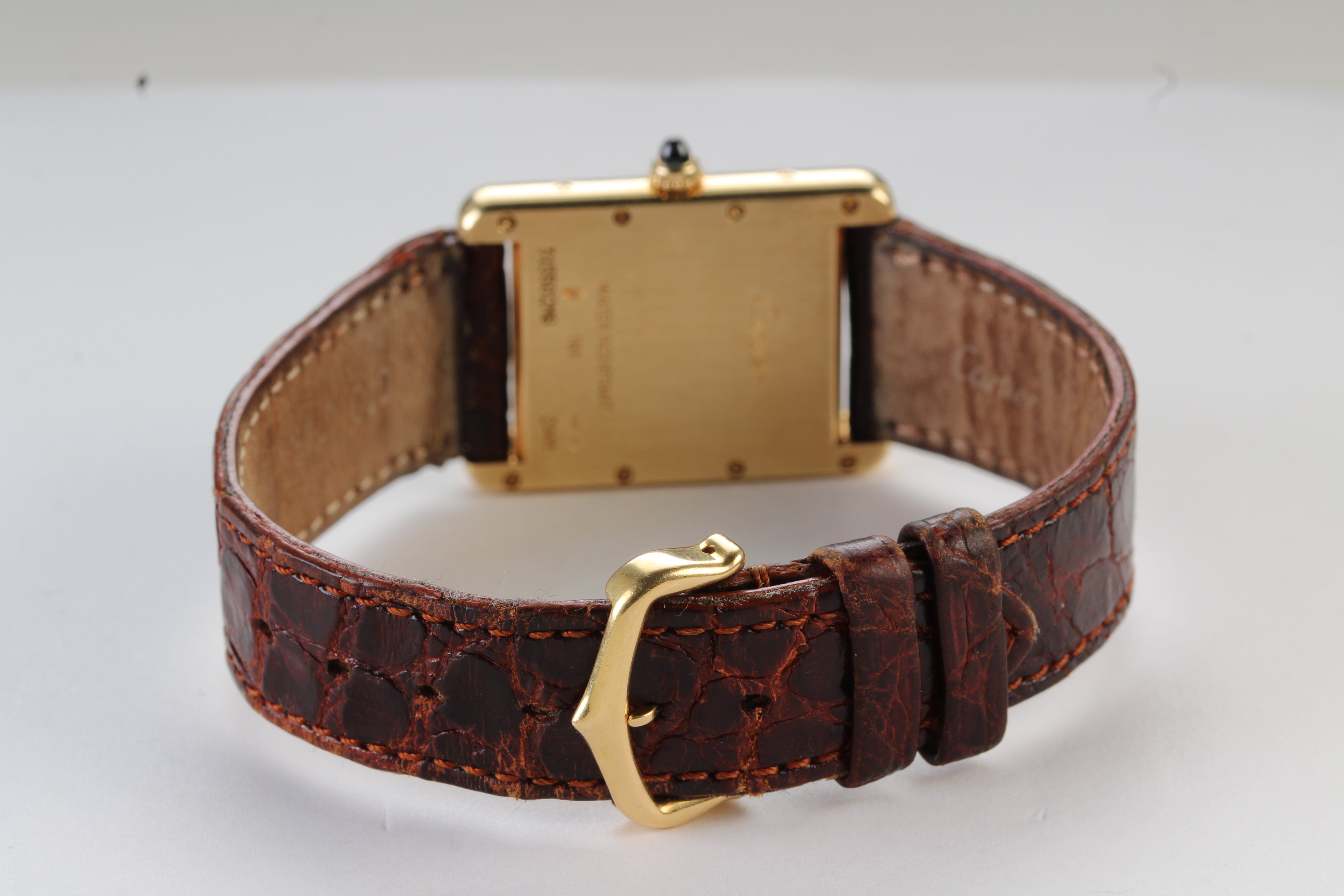 Cartier Tank Louis 2441 in Yellow Gold with Cartier Strap & Buckle