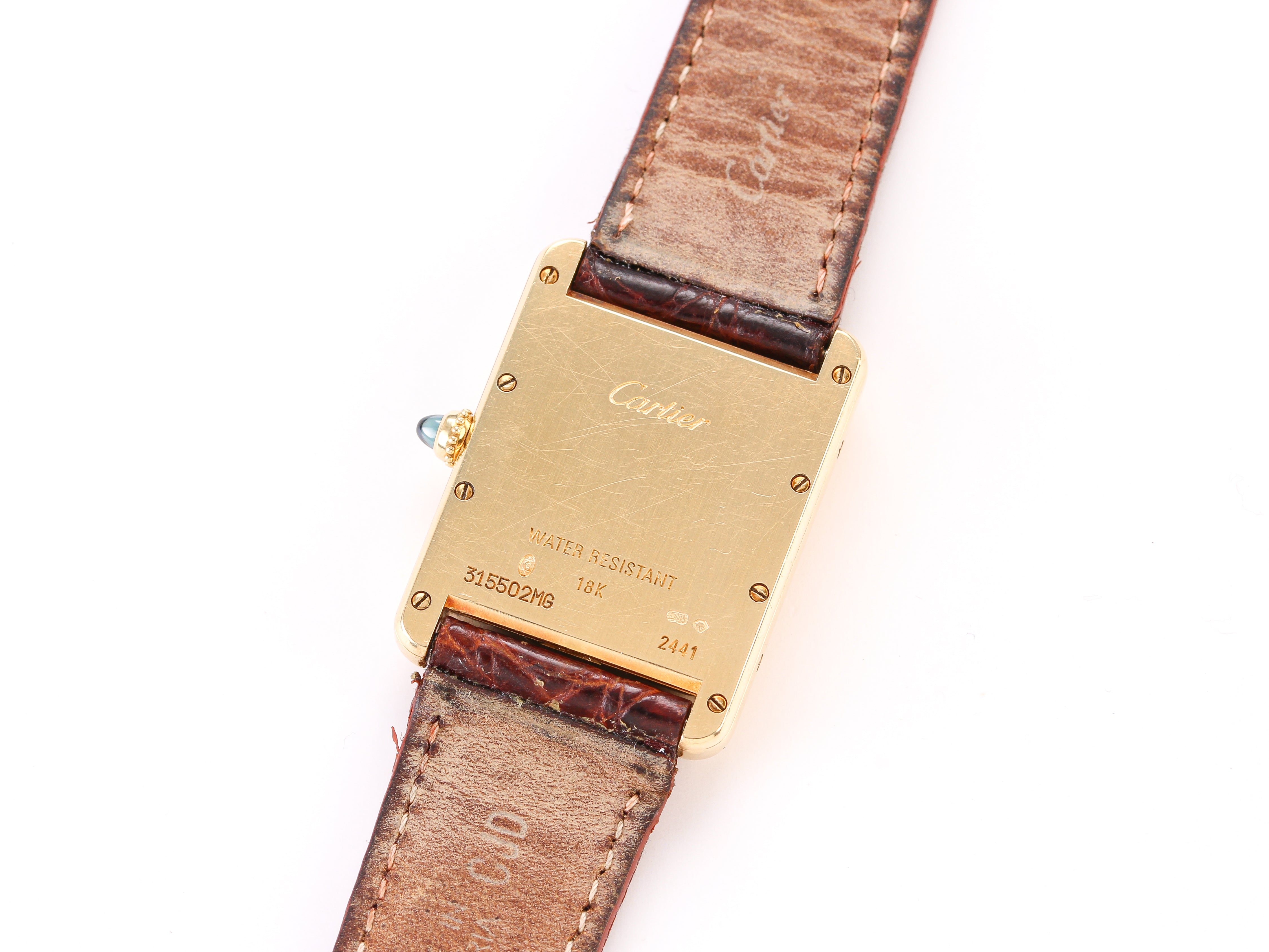 Cartier Tank Louis 2441 in Yellow Gold