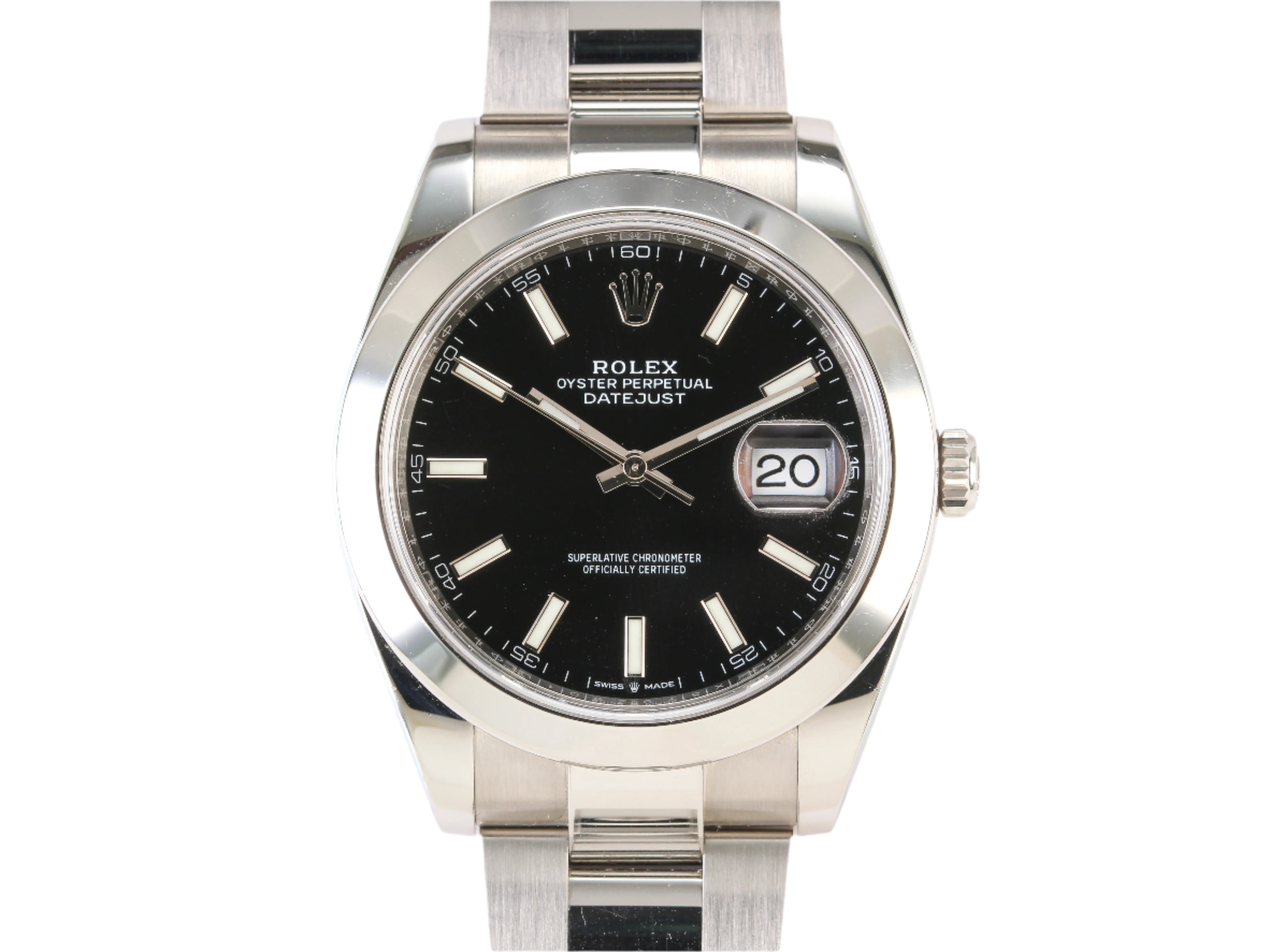 Rolex 41MM  Datejust '126300' Black Dial